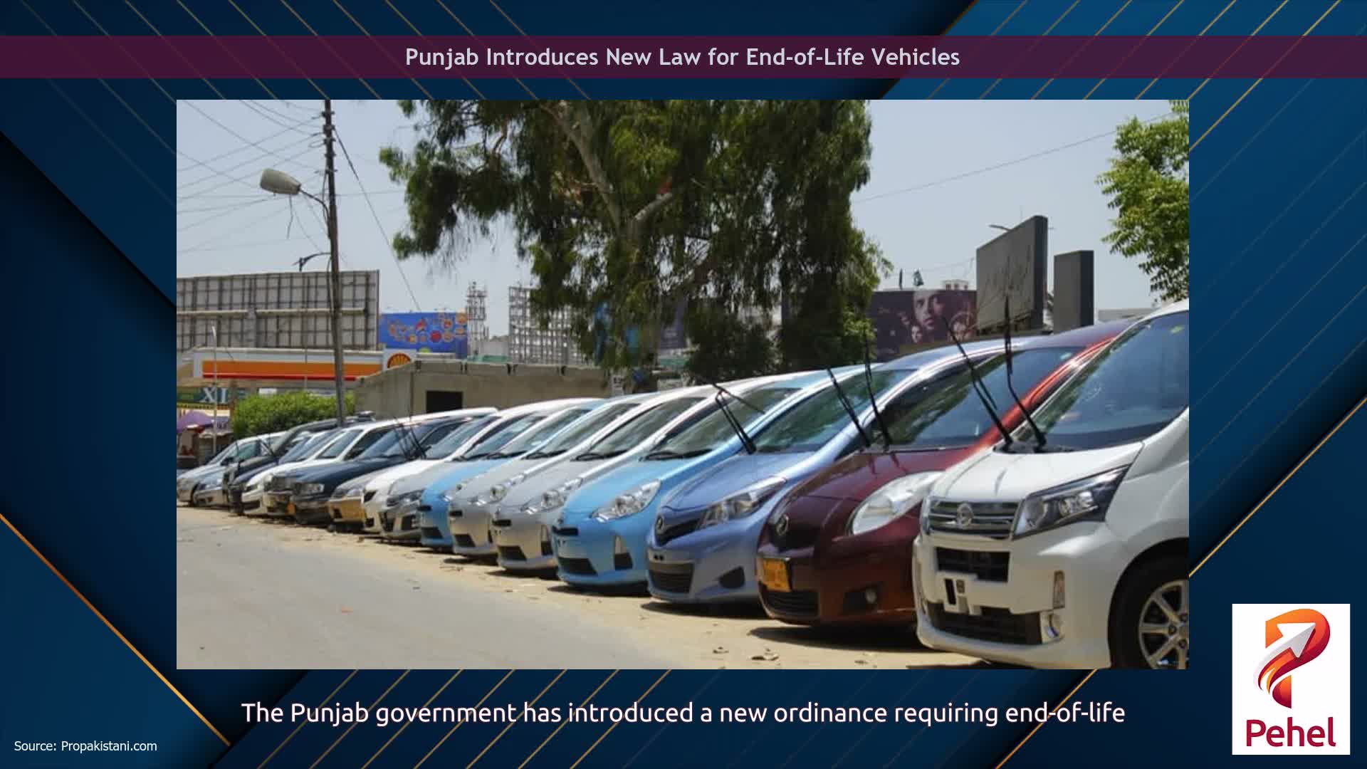 Punjab Introduces New Law for End-of-Life Vehicles