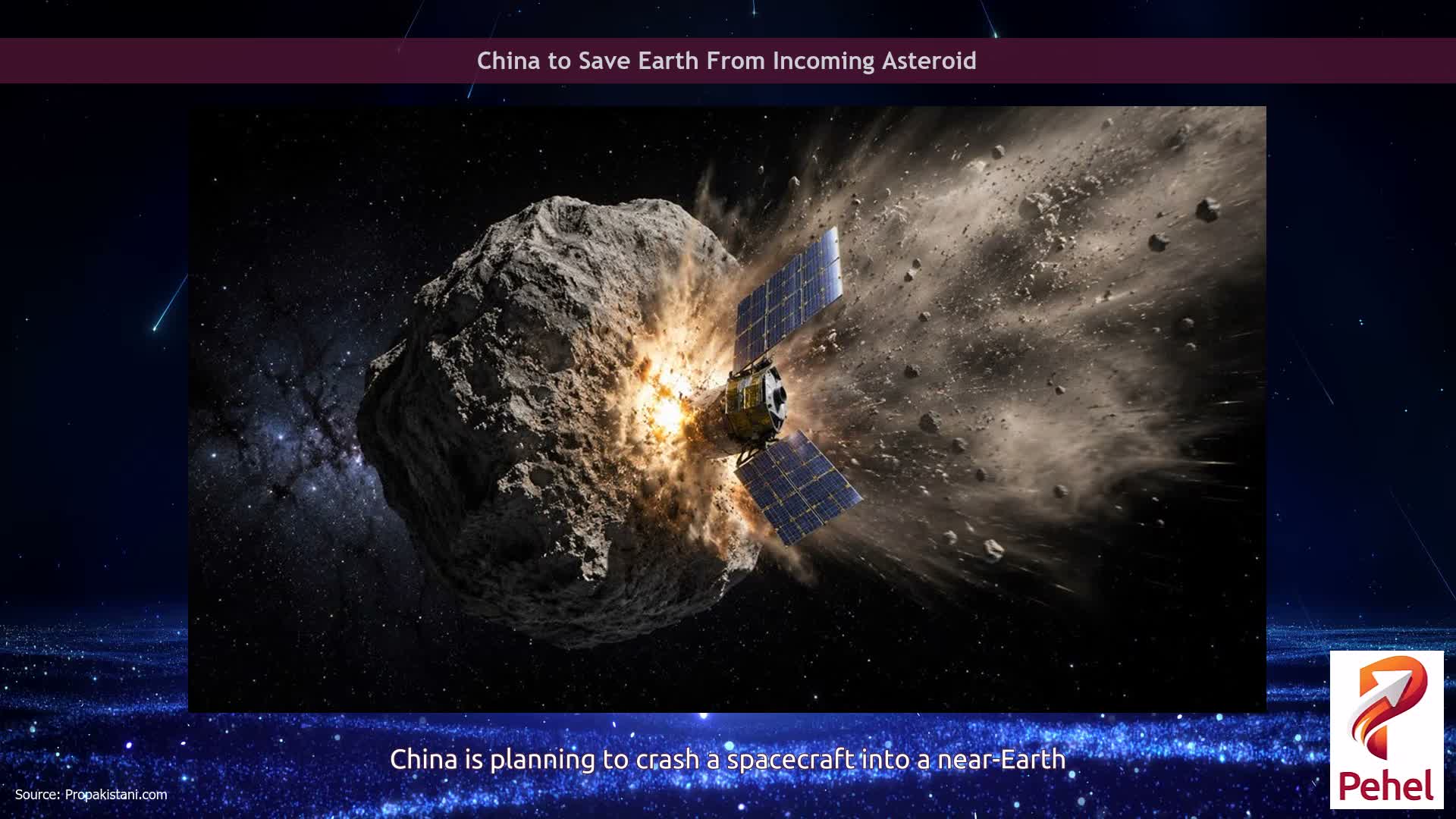 China to Save Earth From Incoming Asteroid