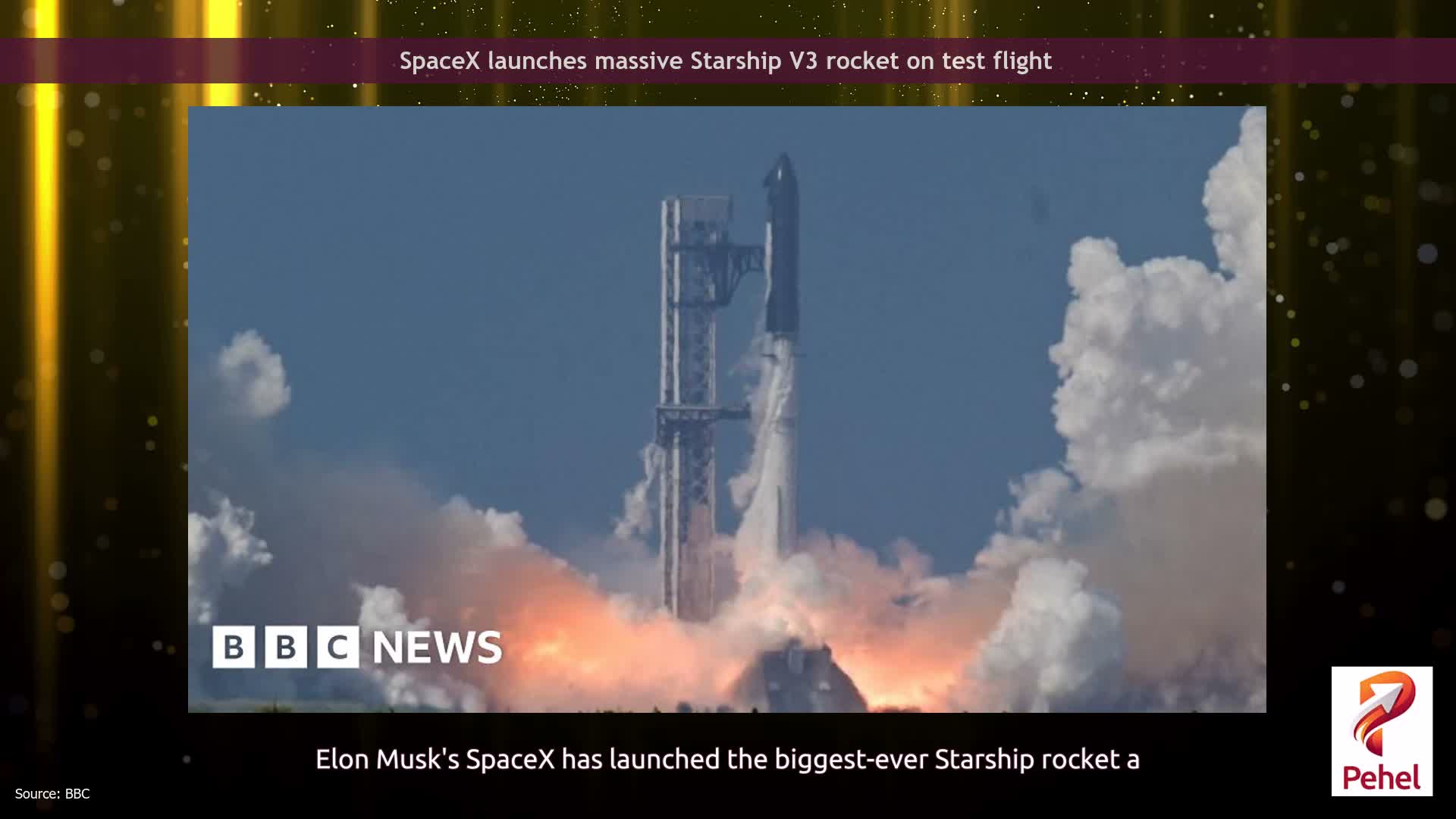 SpaceX launches massive Starship V3 rocket on test flight