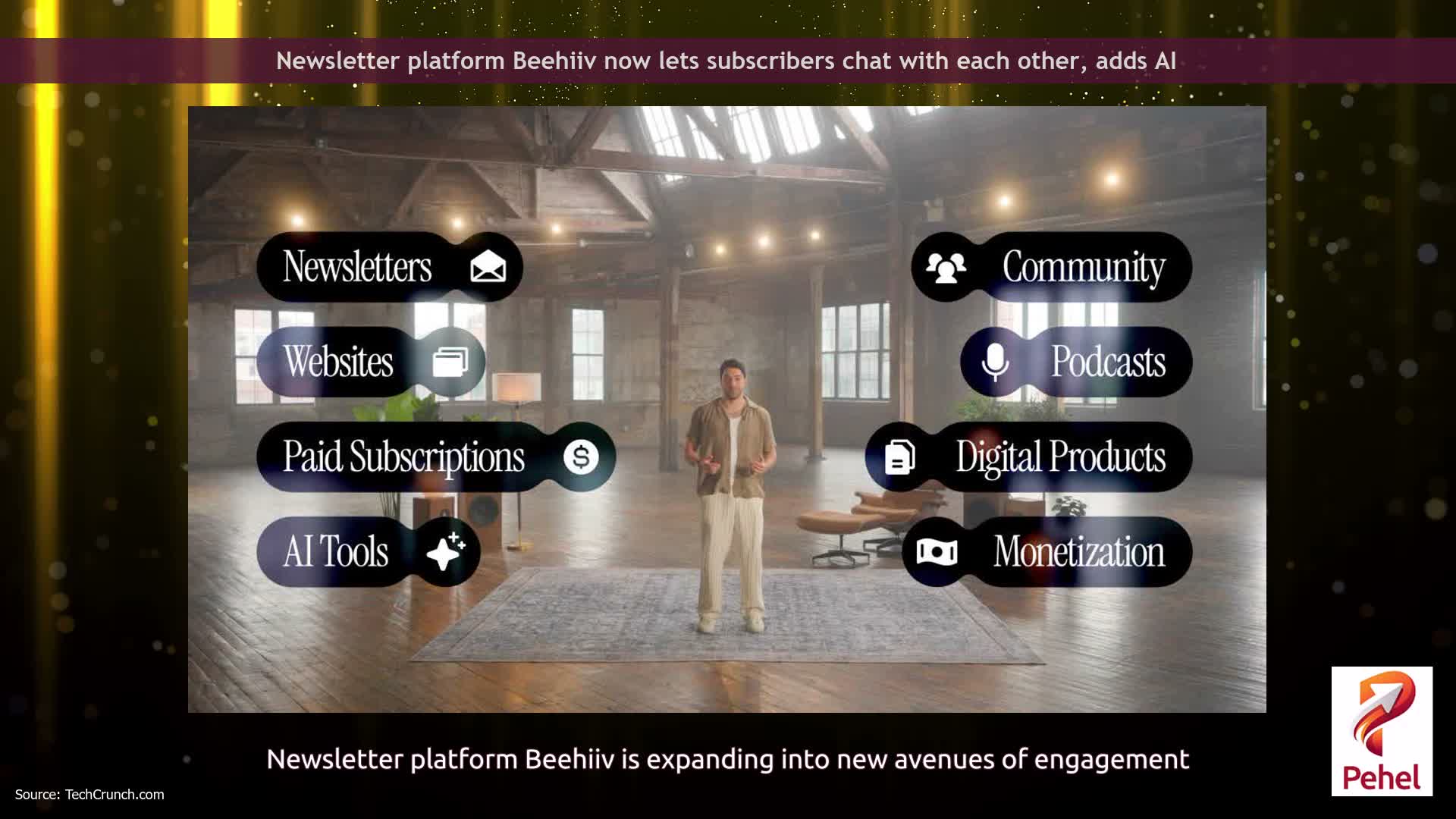 Newsletter platform Beehiiv now lets subscribers chat with each other, adds AI