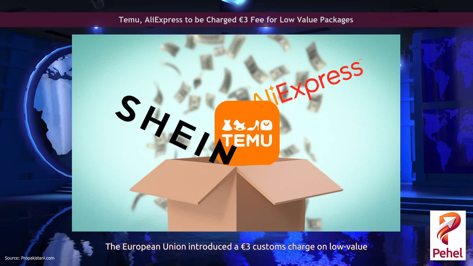 Temu, AliExpress to be Charged €3 Fee for Low Value Packages