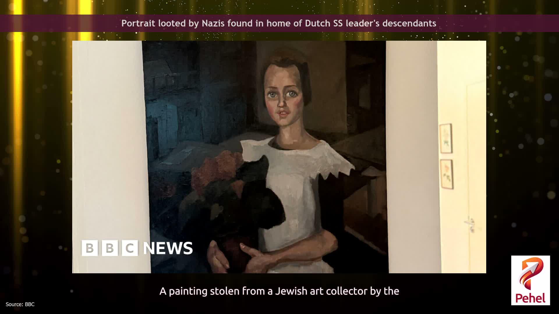 Portrait looted by Nazis found in home of Dutch SS leader's descendants