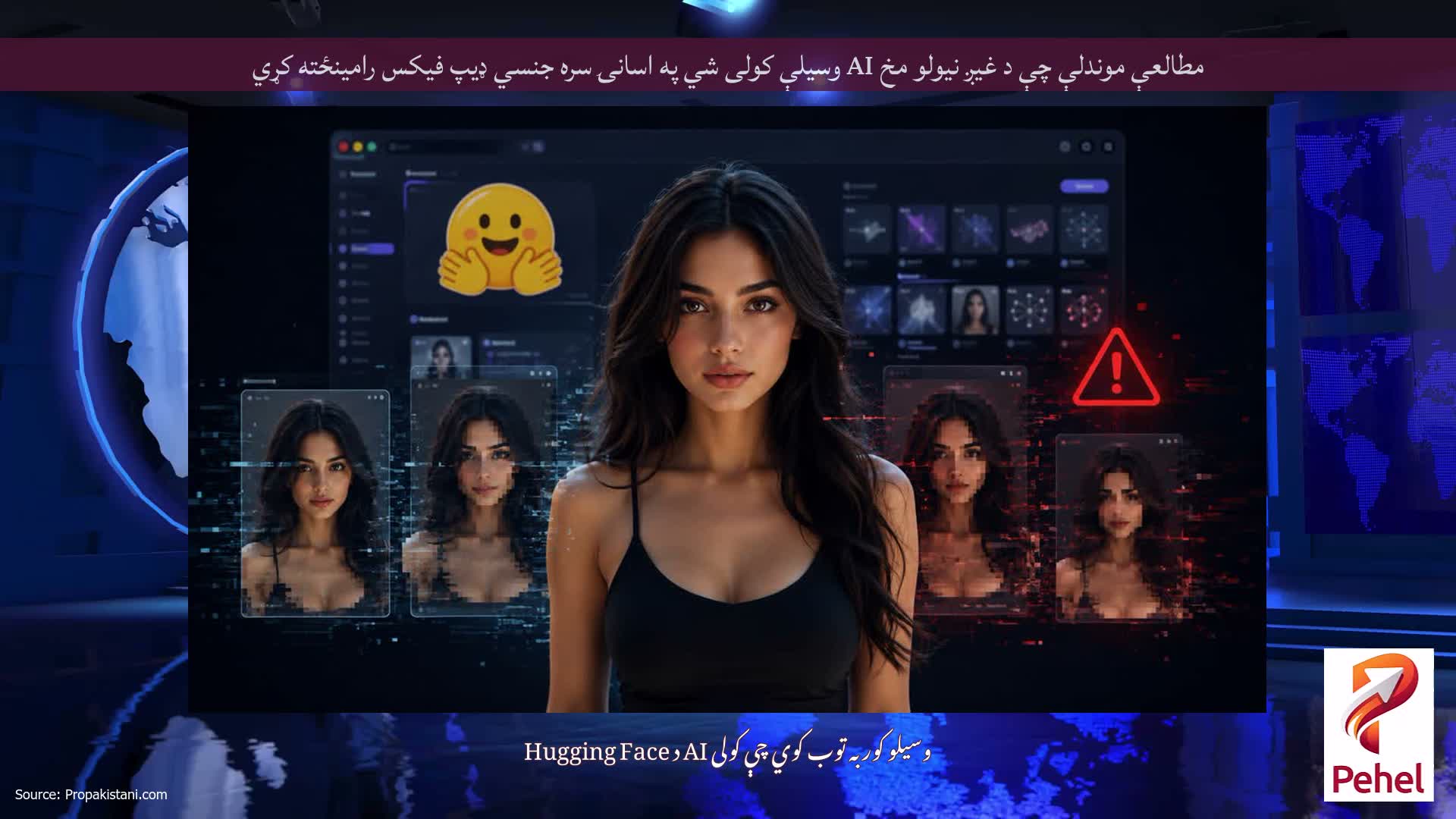 مطالعې موندلې چې د غیږ نیولو مخ AI وسیلې کولی شي په اسانۍ سره جنسي ډیپ فیکس رامینځته کړي