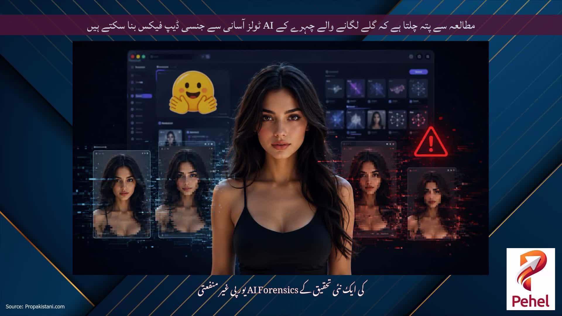 مطالعہ سے پتہ چلتا ہے کہ گلے لگانے والے چہرے کے AI ٹولز آسانی سے جنسی ڈیپ فیکس بنا سکتے ہیں