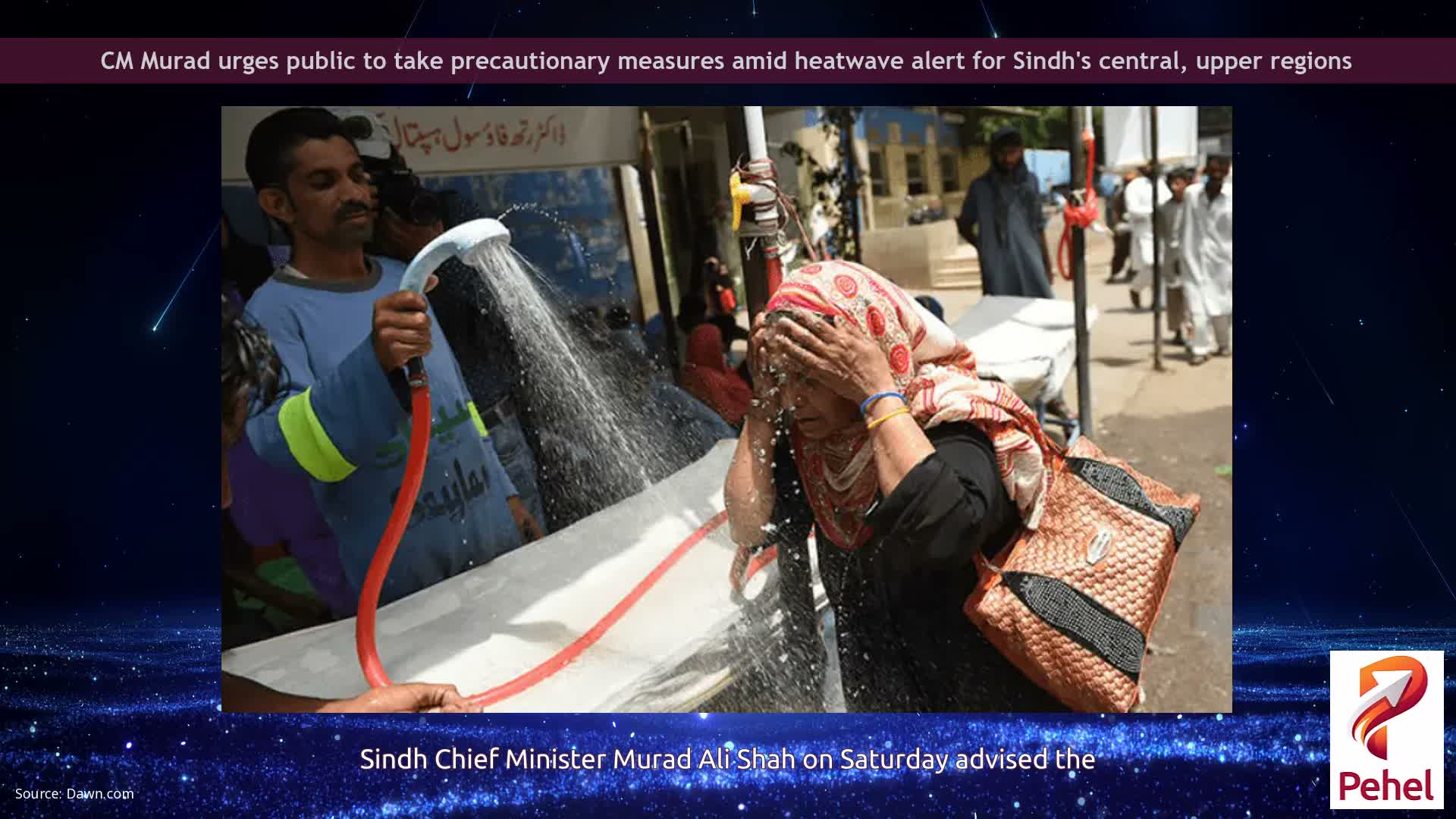 CM Murad urges public to take precautionary measures amid heatwave alert for Sindh's central, upper regions