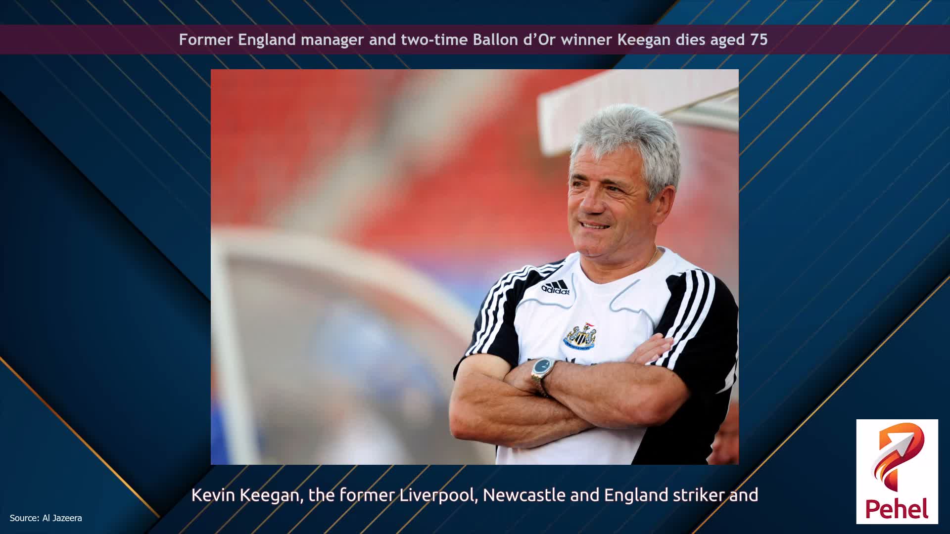 Former England manager and two-time Ballon d’Or winner Keegan dies aged 75