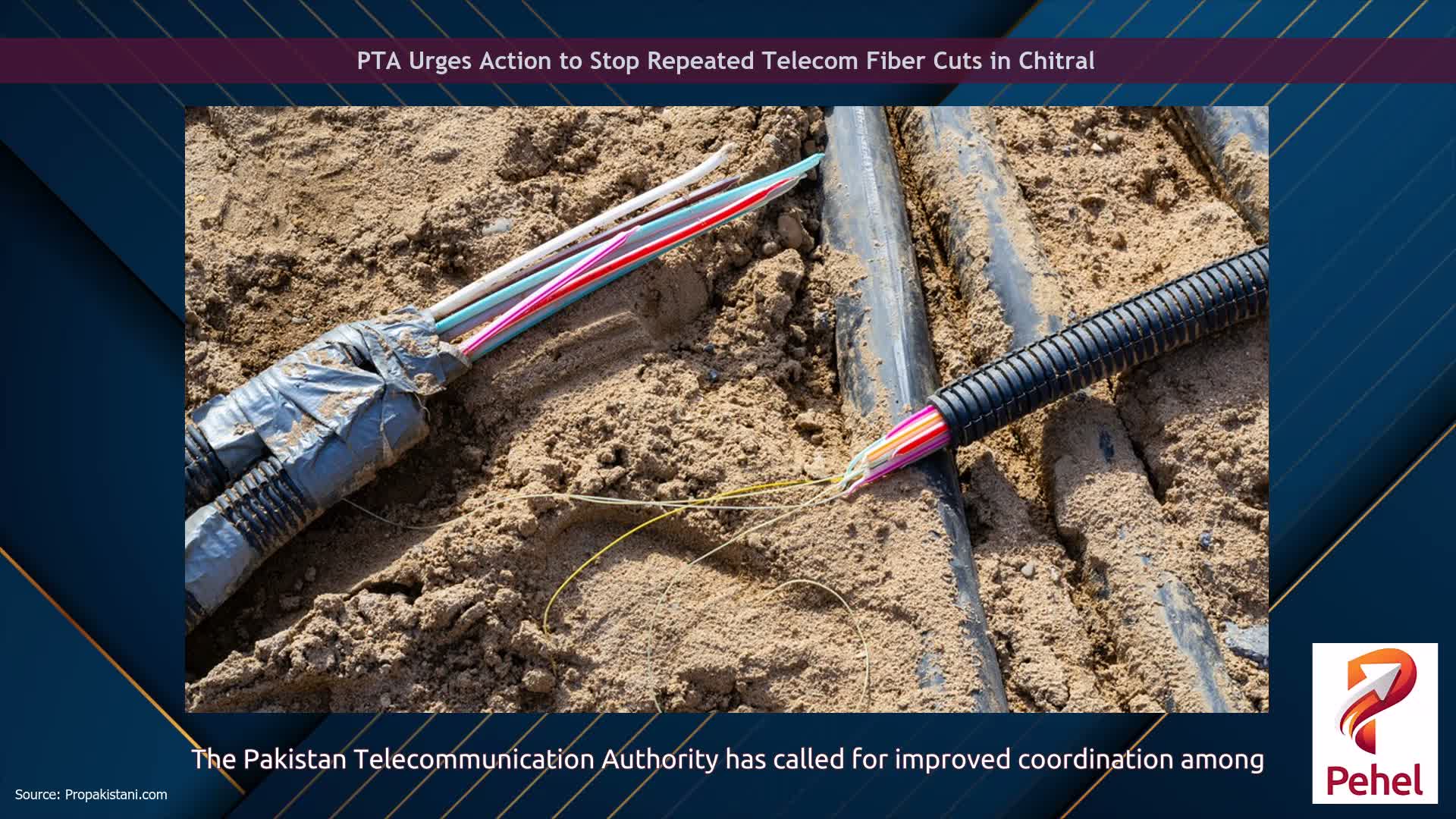 PTA Urges Action to Stop Repeated Telecom Fiber Cuts in Chitral