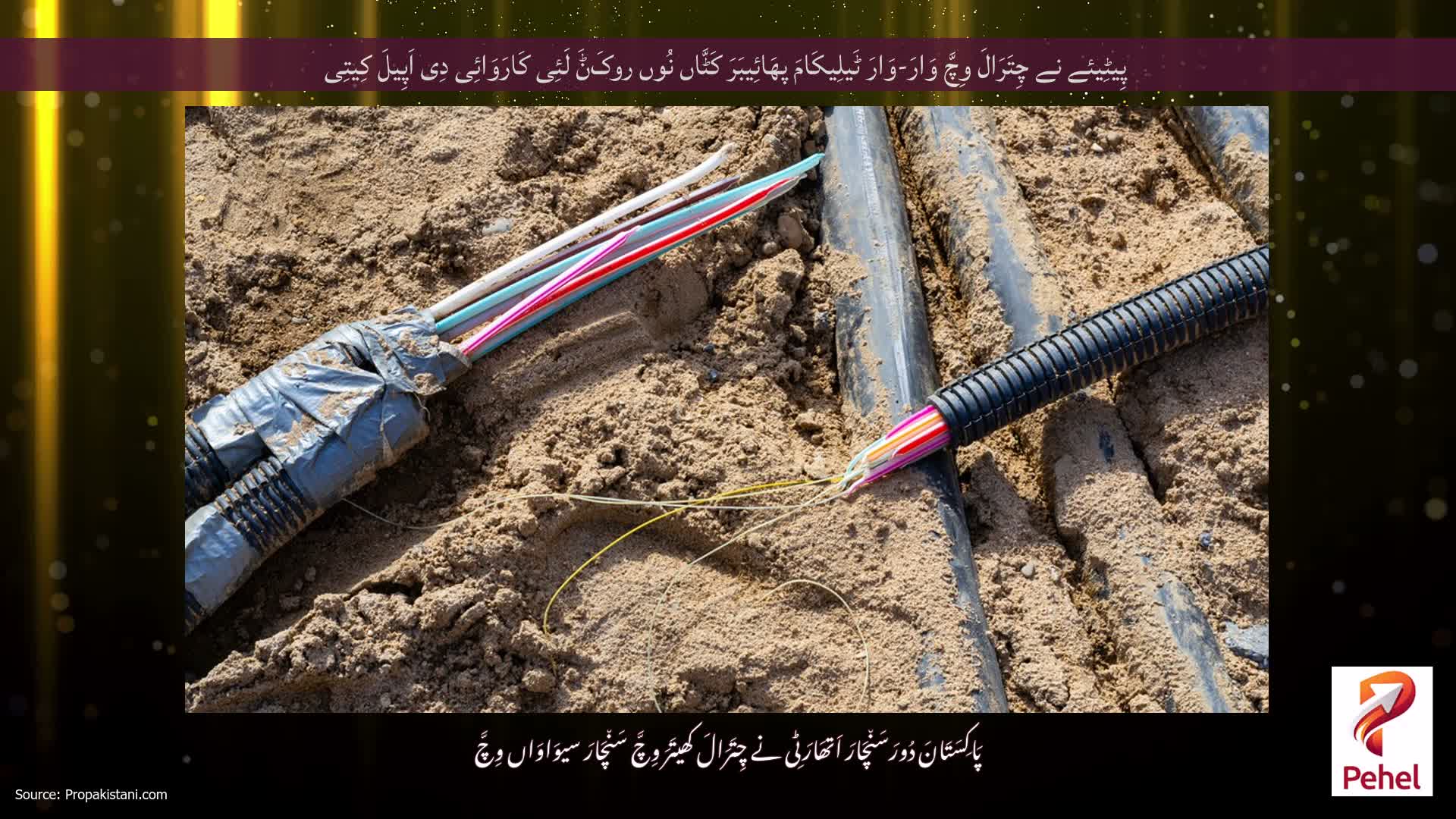 پِیٹِیئے نے چِتَرَالَ وِچَّ وَارَ-وَارَ ٹَیلِیکَامَ پھَائِیبَرَ کَٹَّاں نُوں روکَݨَ لَئِی کَارَوَائِی دِی اَپِیلَ کِیتِی
