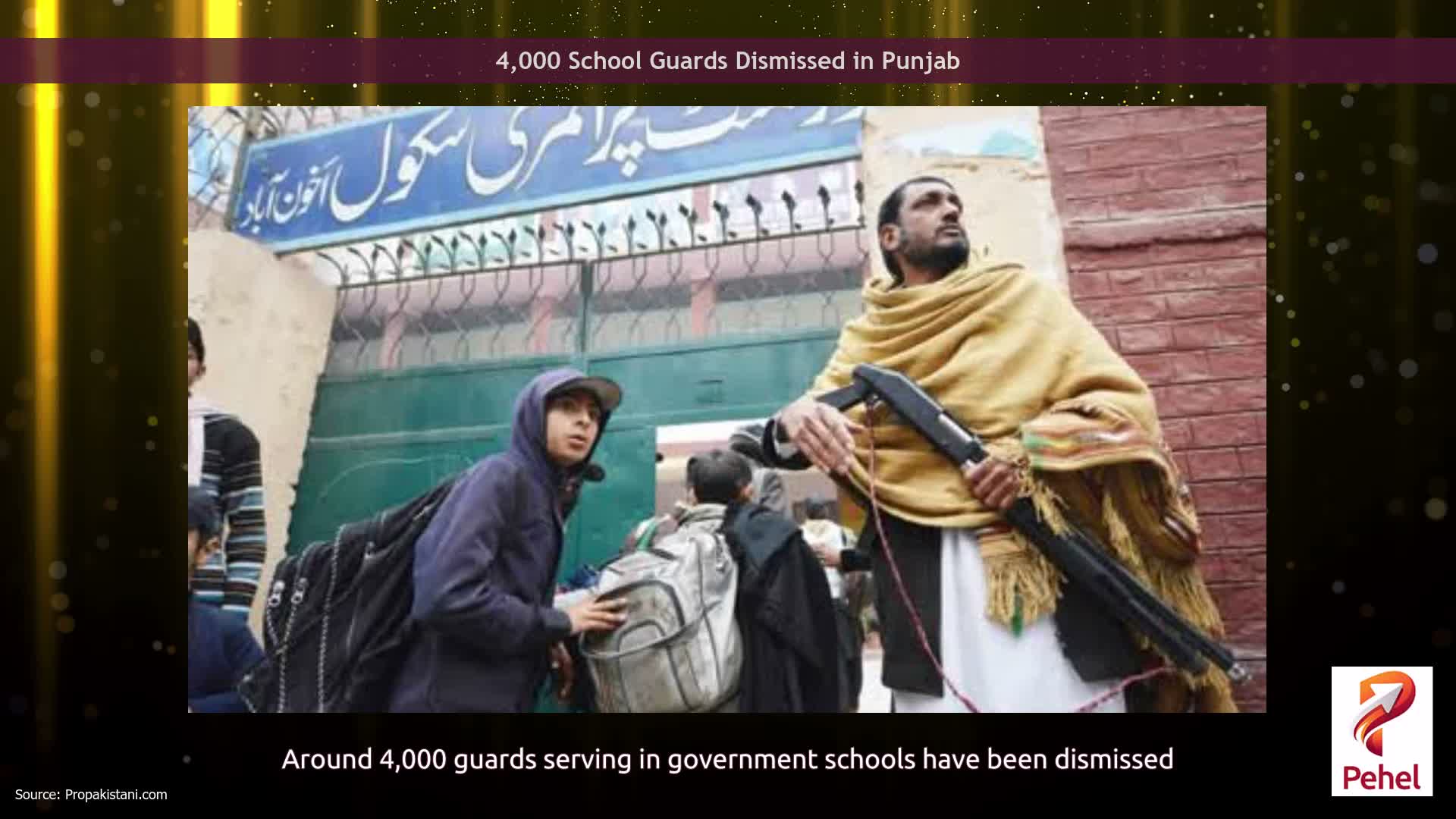 4,000 School Guards Dismissed in Punjab