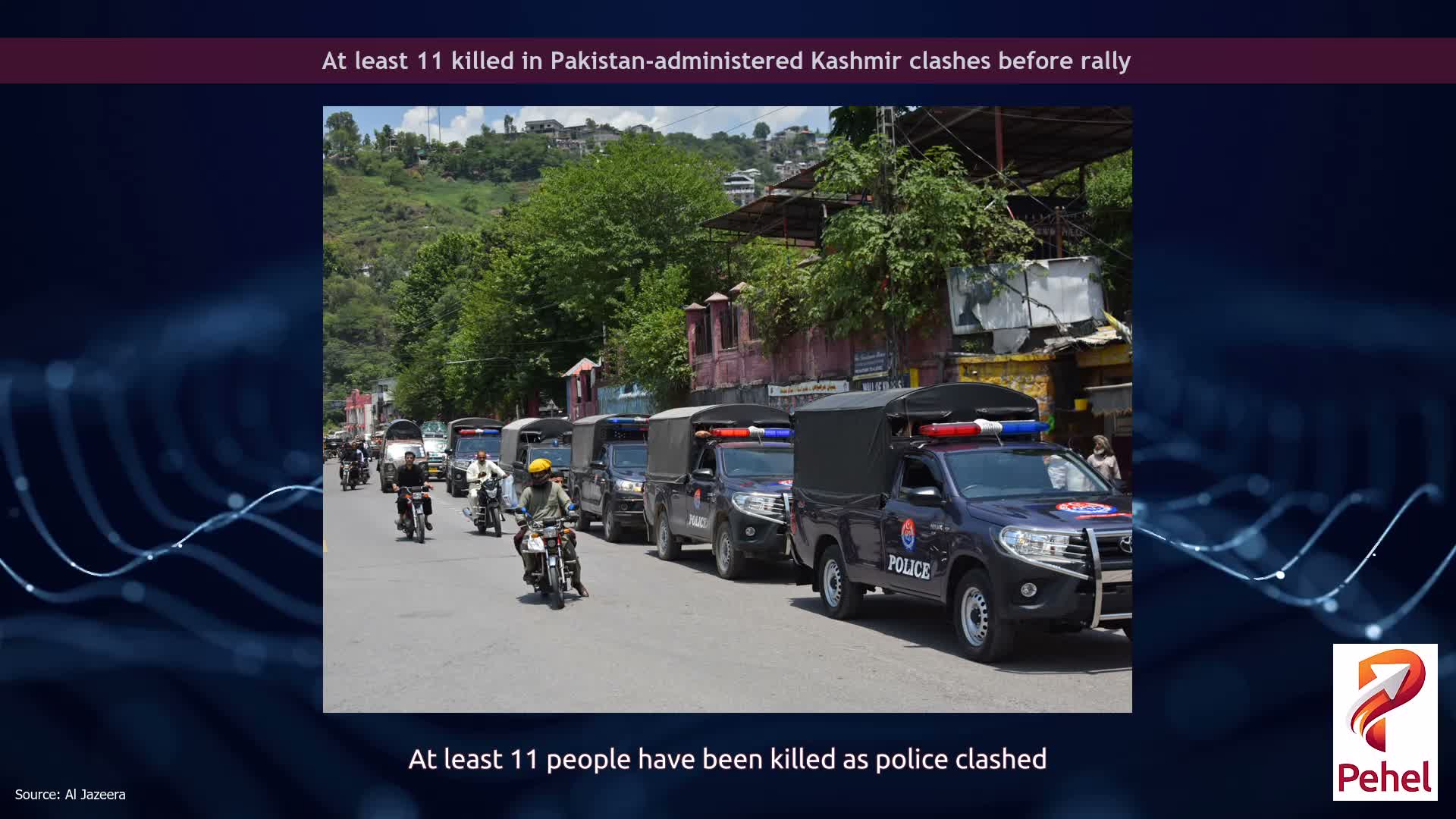 At least 11 killed in Pakistan-administered Kashmir clashes before rally