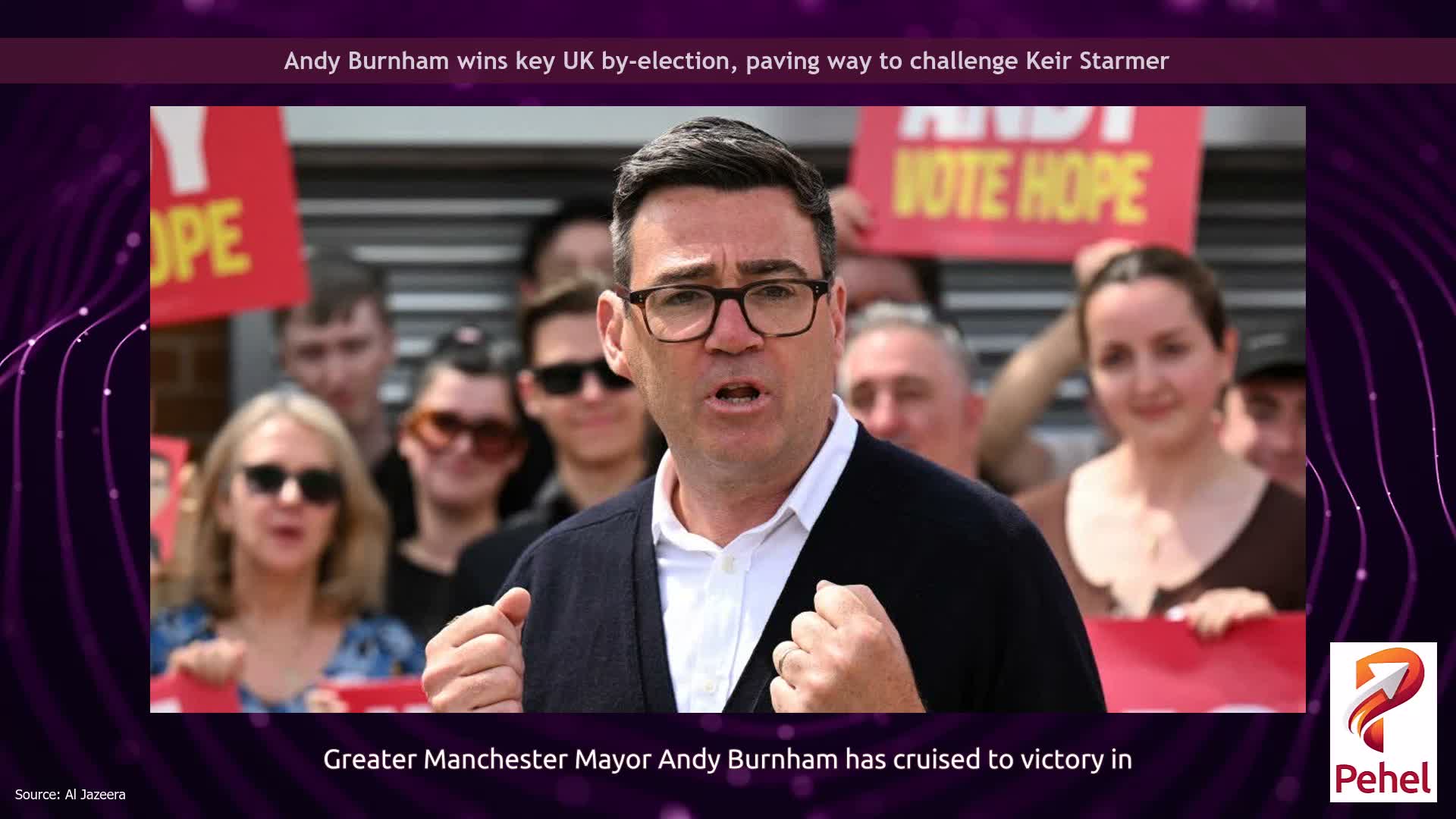 Andy Burnham wins key UK by-election, paving way to challenge Keir Starmer