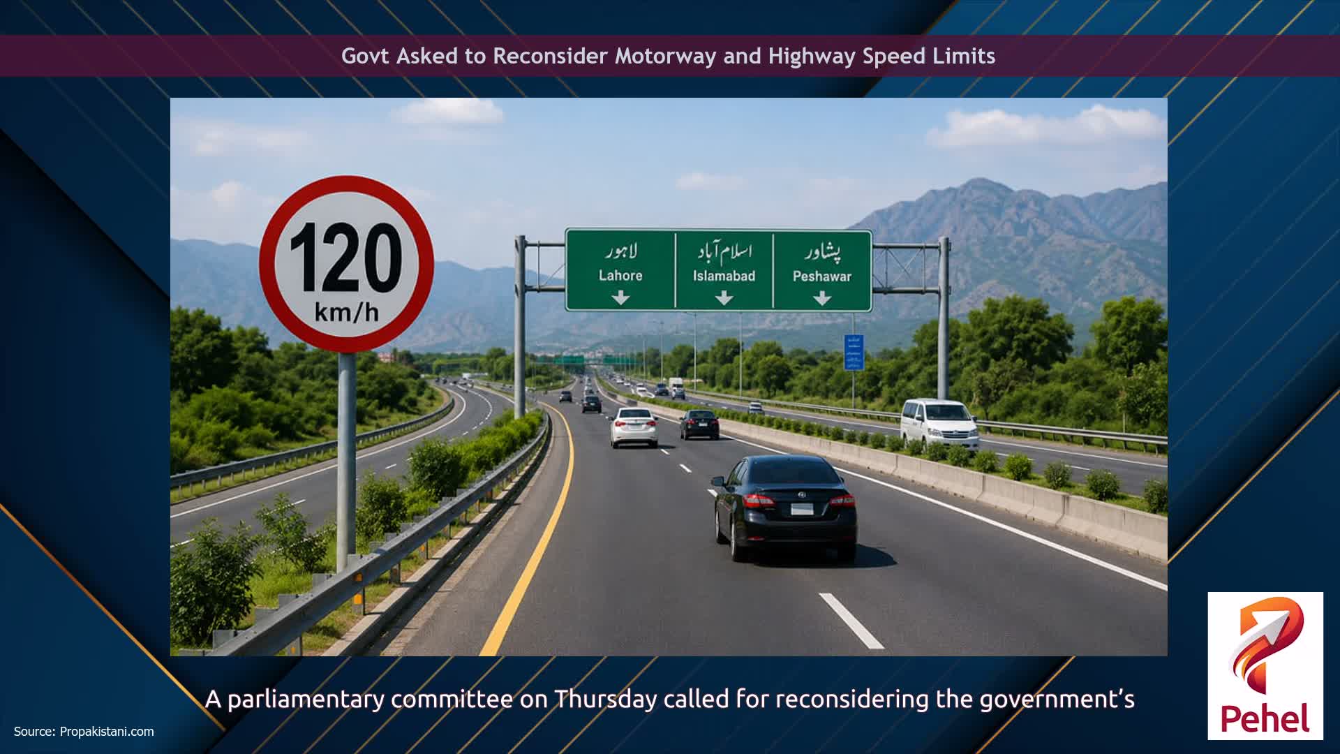Govt Asked to Reconsider Motorway and Highway Speed Limits
