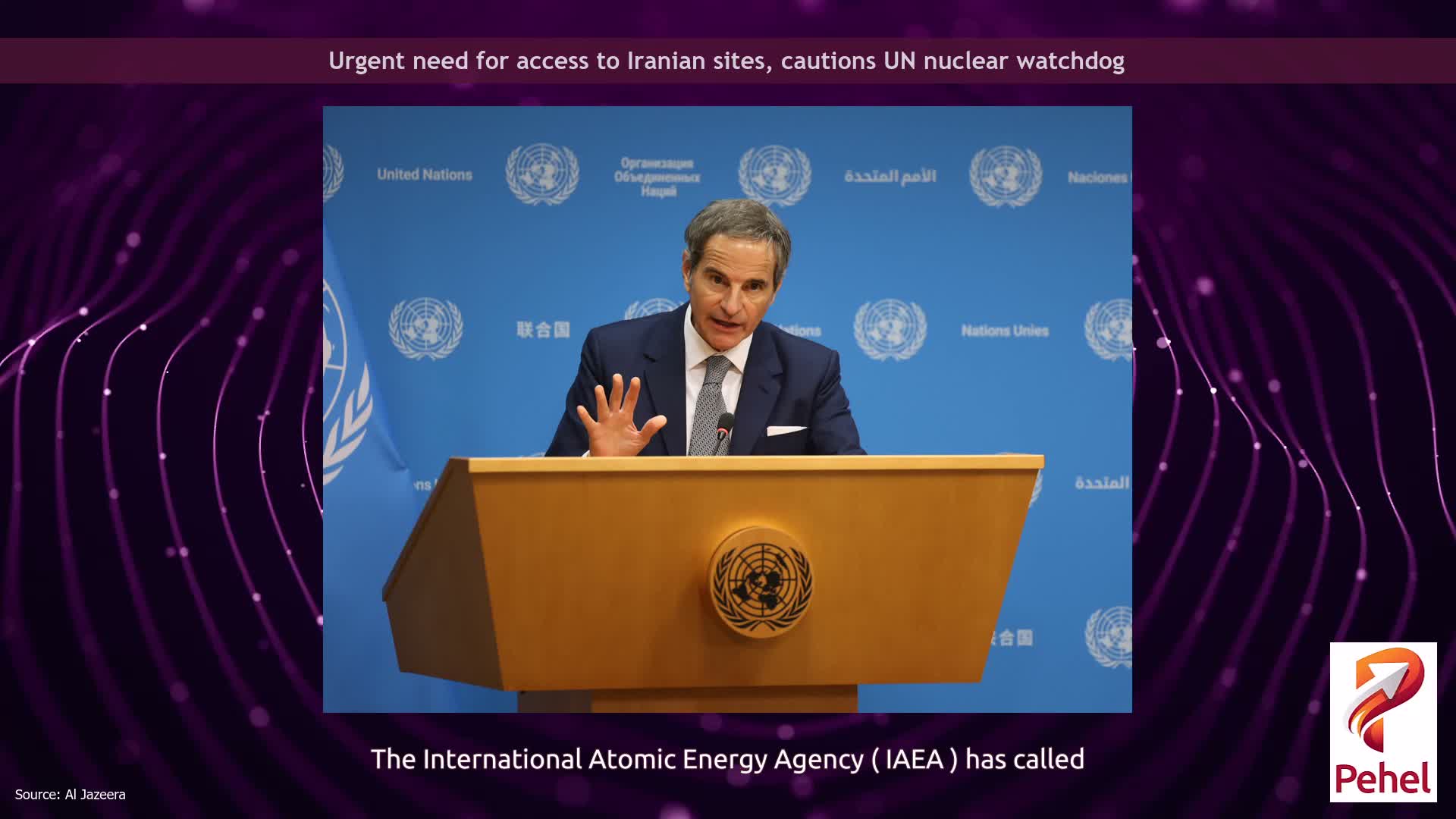Urgent need for access to Iranian sites, cautions UN nuclear watchdog