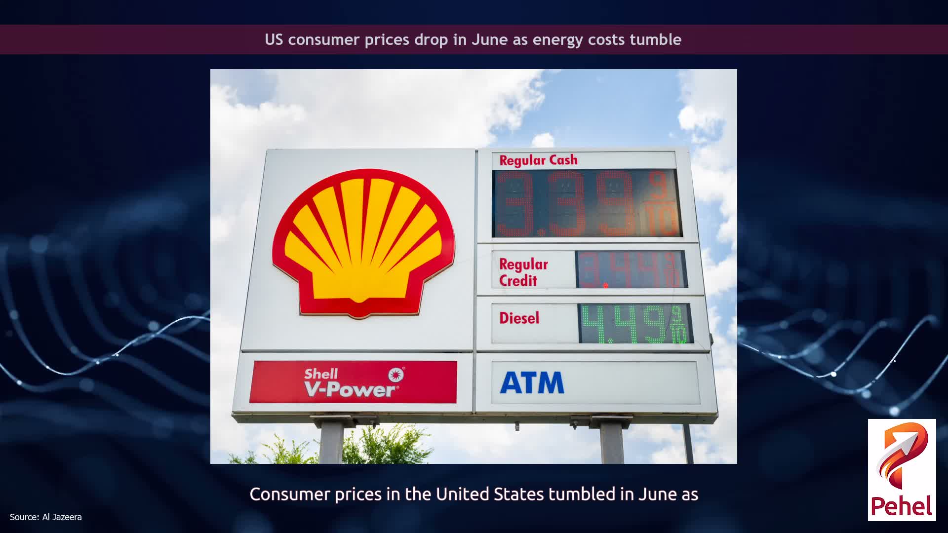 US consumer prices drop in June as energy costs tumble