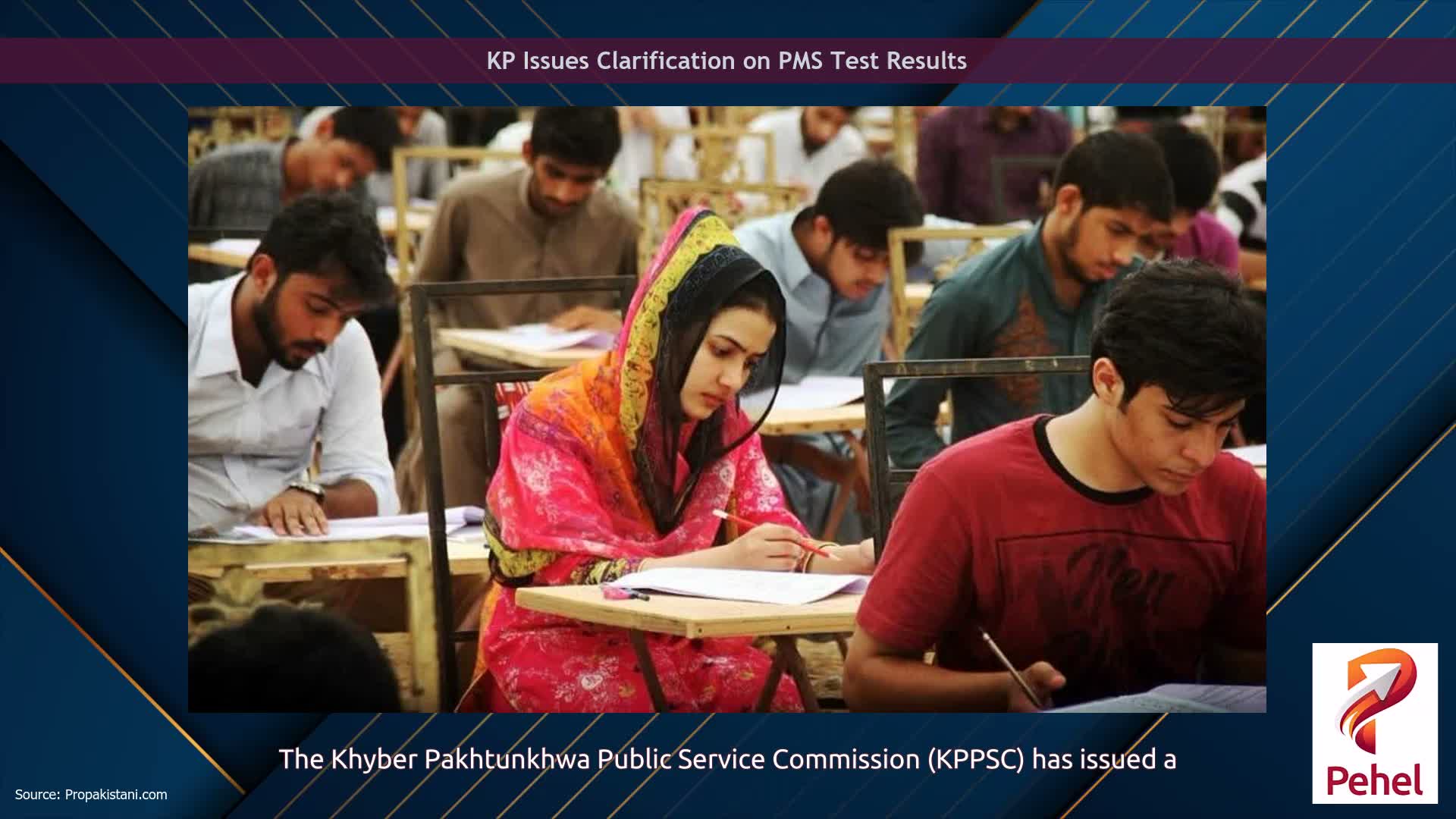 KP Issues Clarification on PMS Test Results