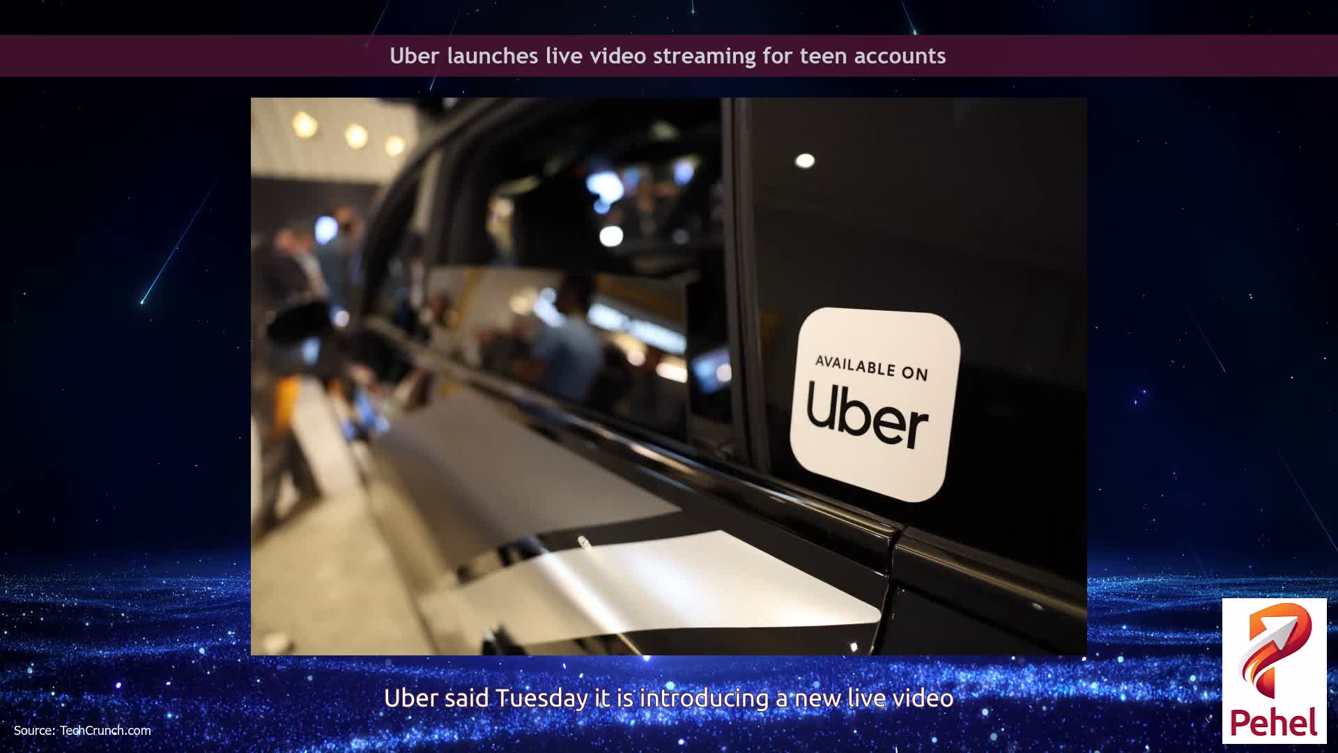 Uber launches live video streaming for teen accounts
