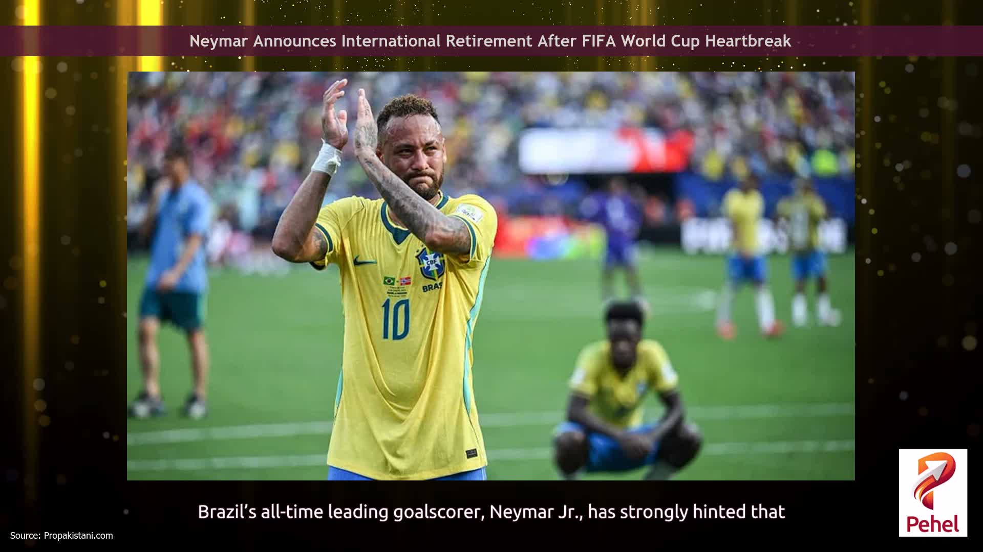 Neymar Announces International Retirement After FIFA World Cup Heartbreak
