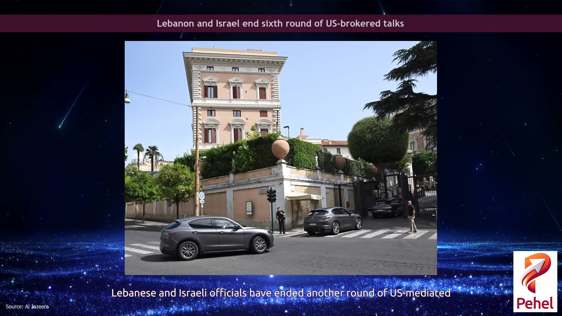 Lebanon and Israel end sixth round of US-brokered talks