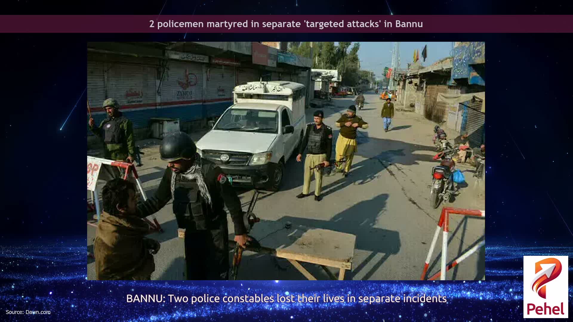 2 policemen martyred in separate 'targeted attacks' in Bannu