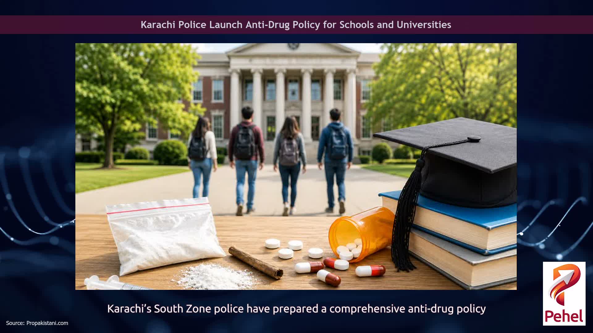 Karachi Police Launch Anti-Drug Policy for Schools and Universities