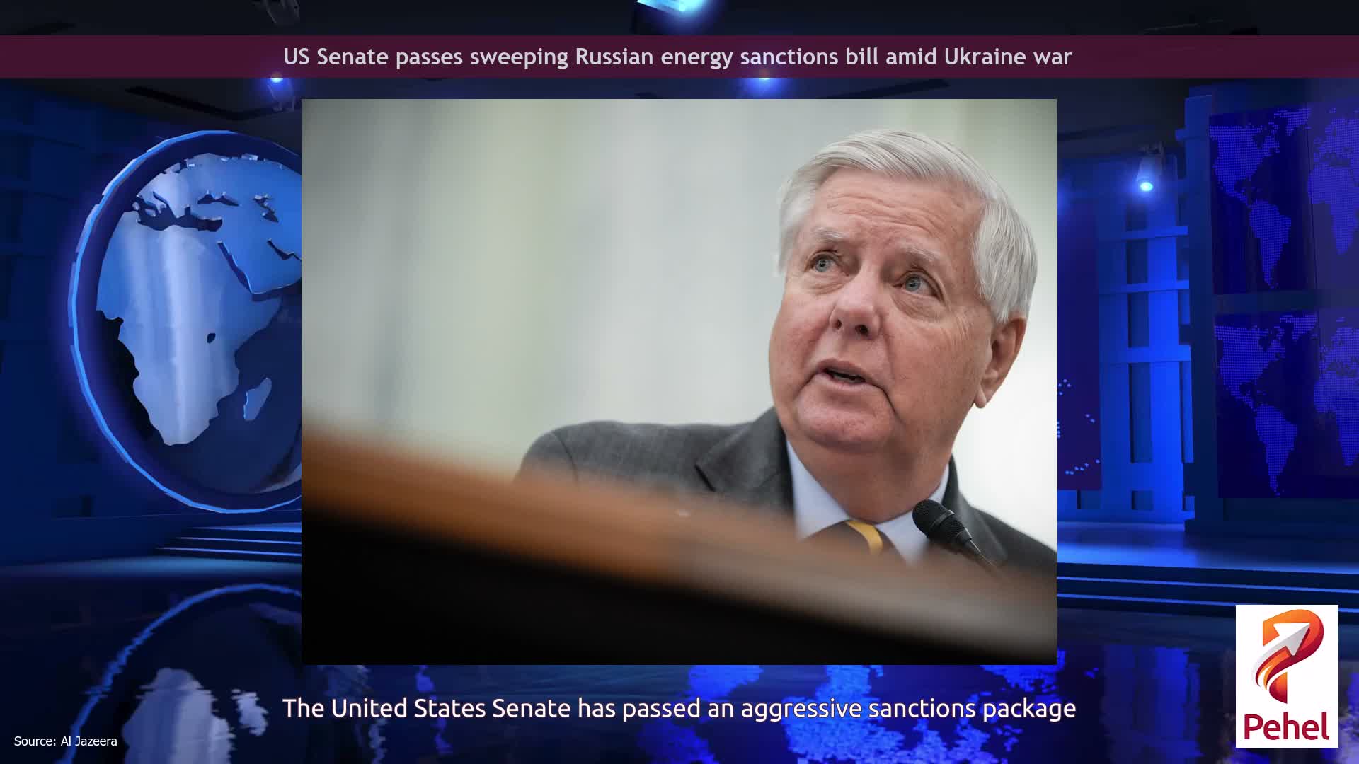 US Senate passes sweeping Russian energy sanctions bill amid Ukraine war
