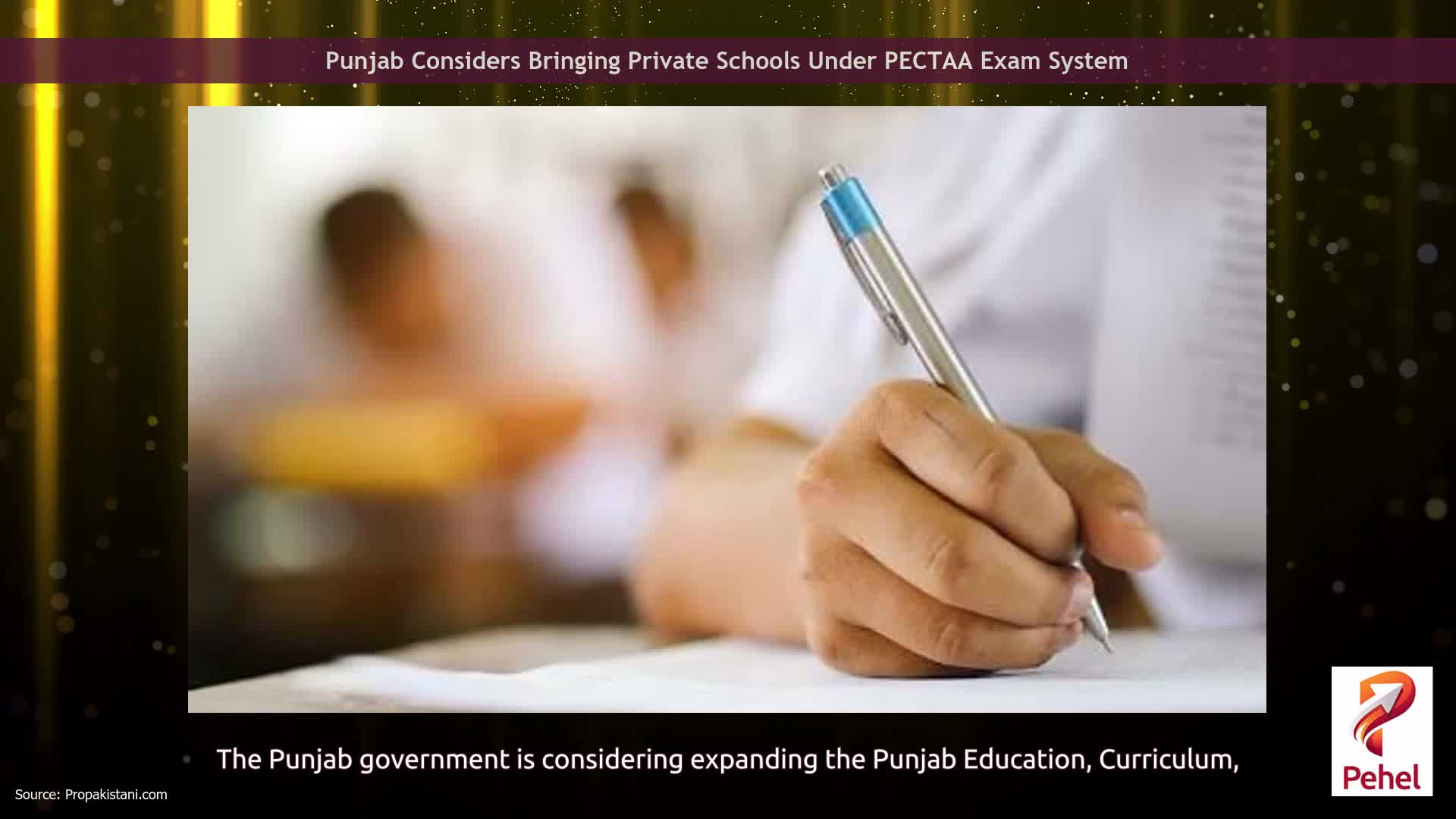 Punjab Considers Bringing Private Schools Under PECTAA Exam System