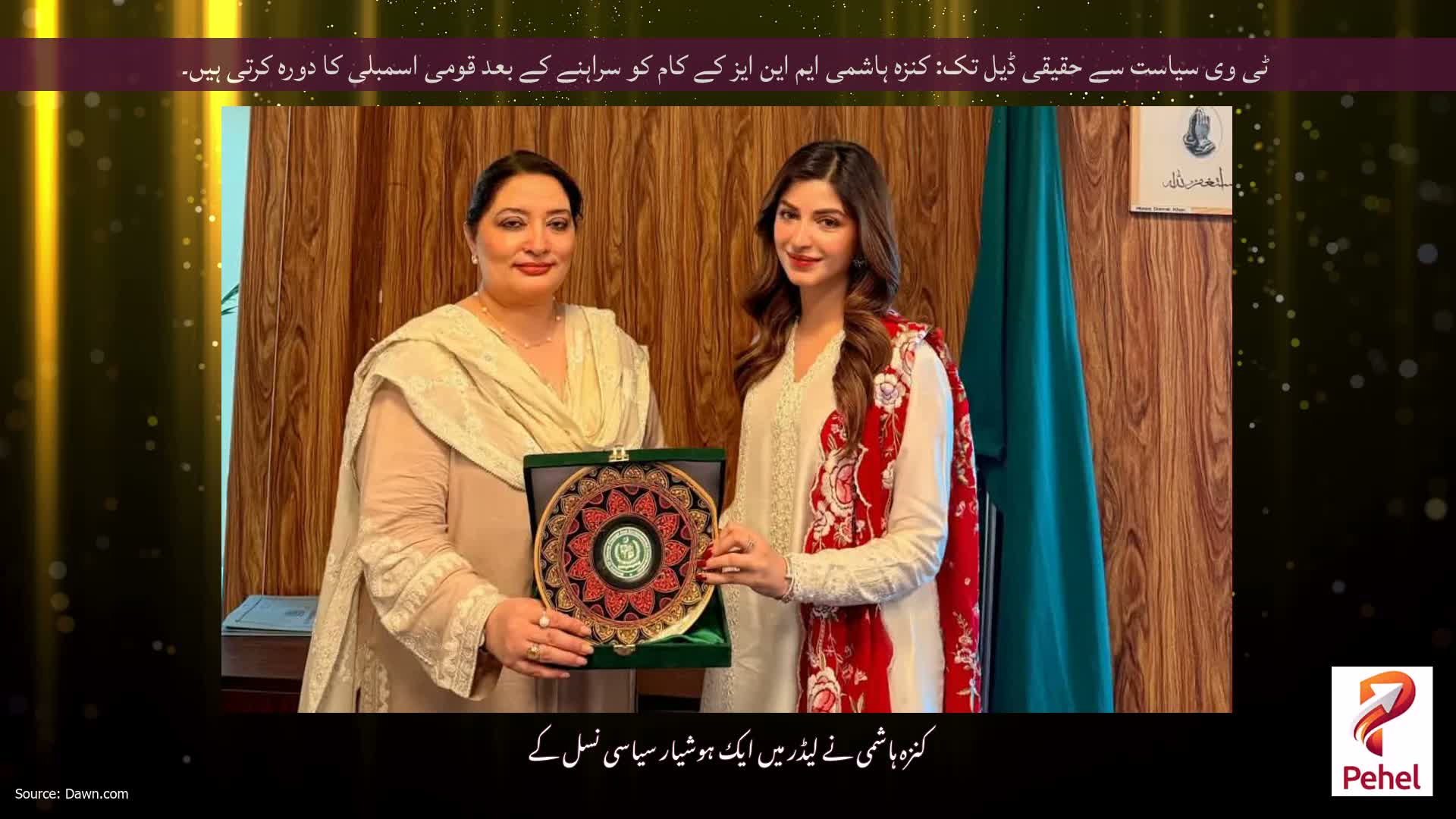ٹی وی سیاست سے حقیقی ڈیل تک: کنزہ ہاشمی ایم این ایز کے کام کو سراہنے کے بعد قومی اسمبلی کا دورہ کرتی ہیں۔