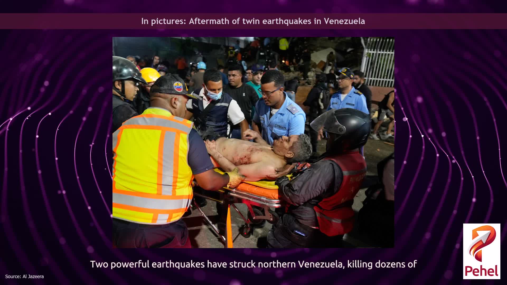 In pictures: Aftermath of twin earthquakes in Venezuela