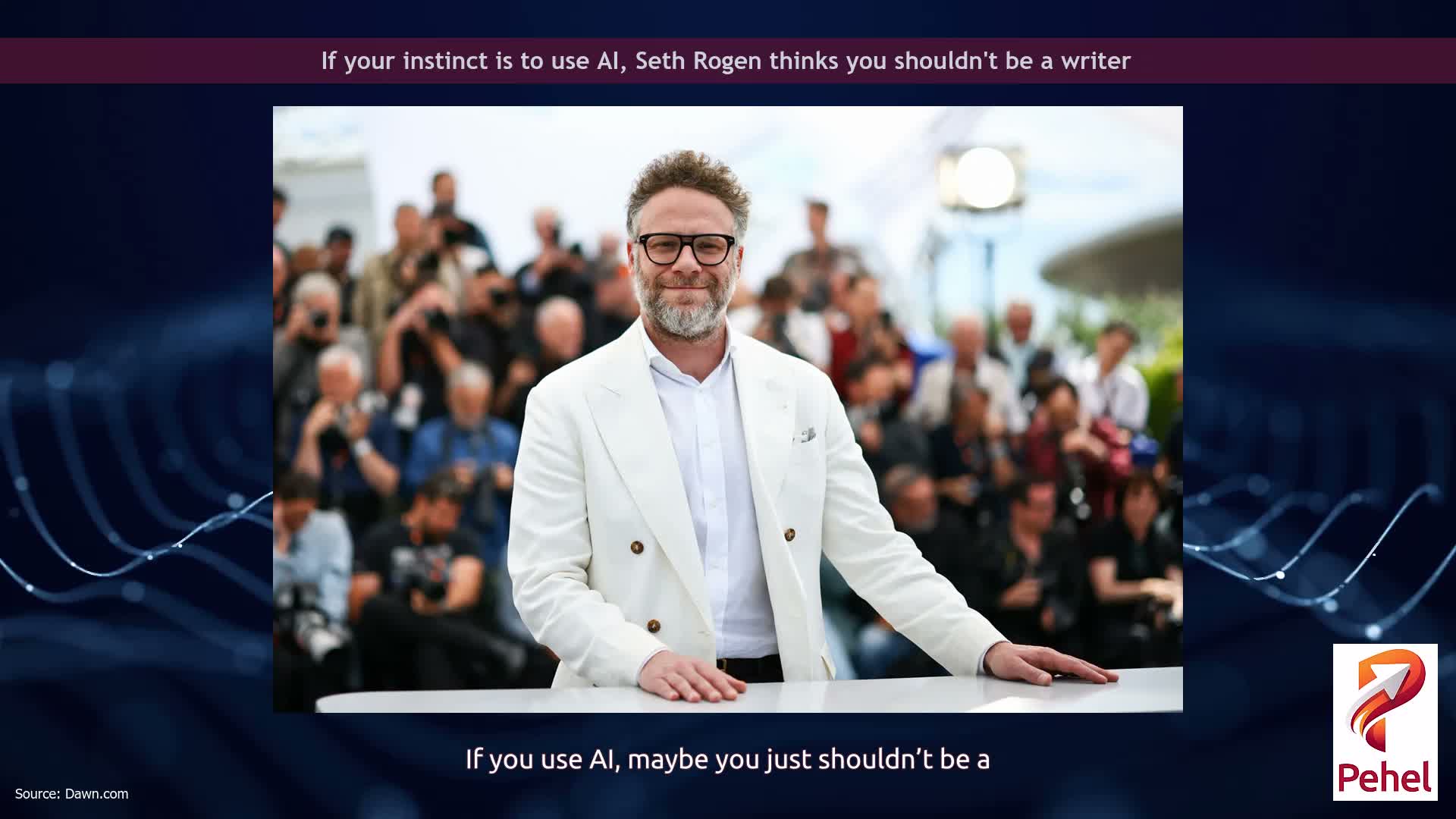 If your instinct is to use AI, Seth Rogen thinks you shouldn't be a writer