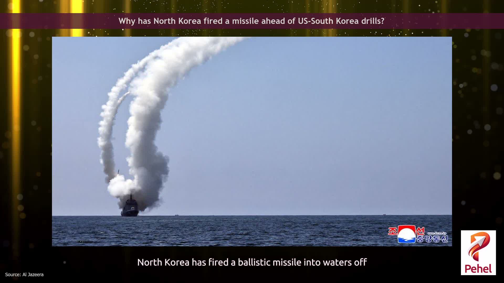 Why has North Korea fired a missile ahead of US-South Korea drills?