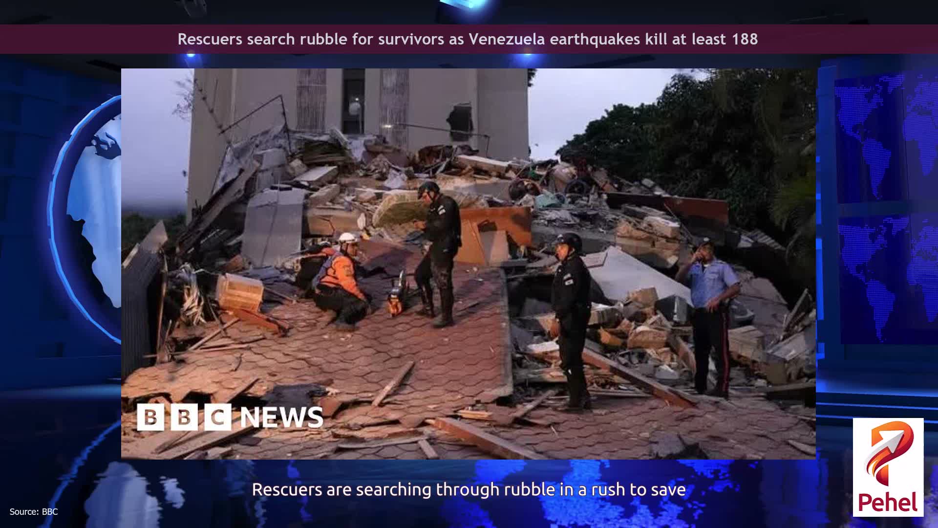 Rescuers search rubble for survivors as Venezuela earthquakes kill at least 188