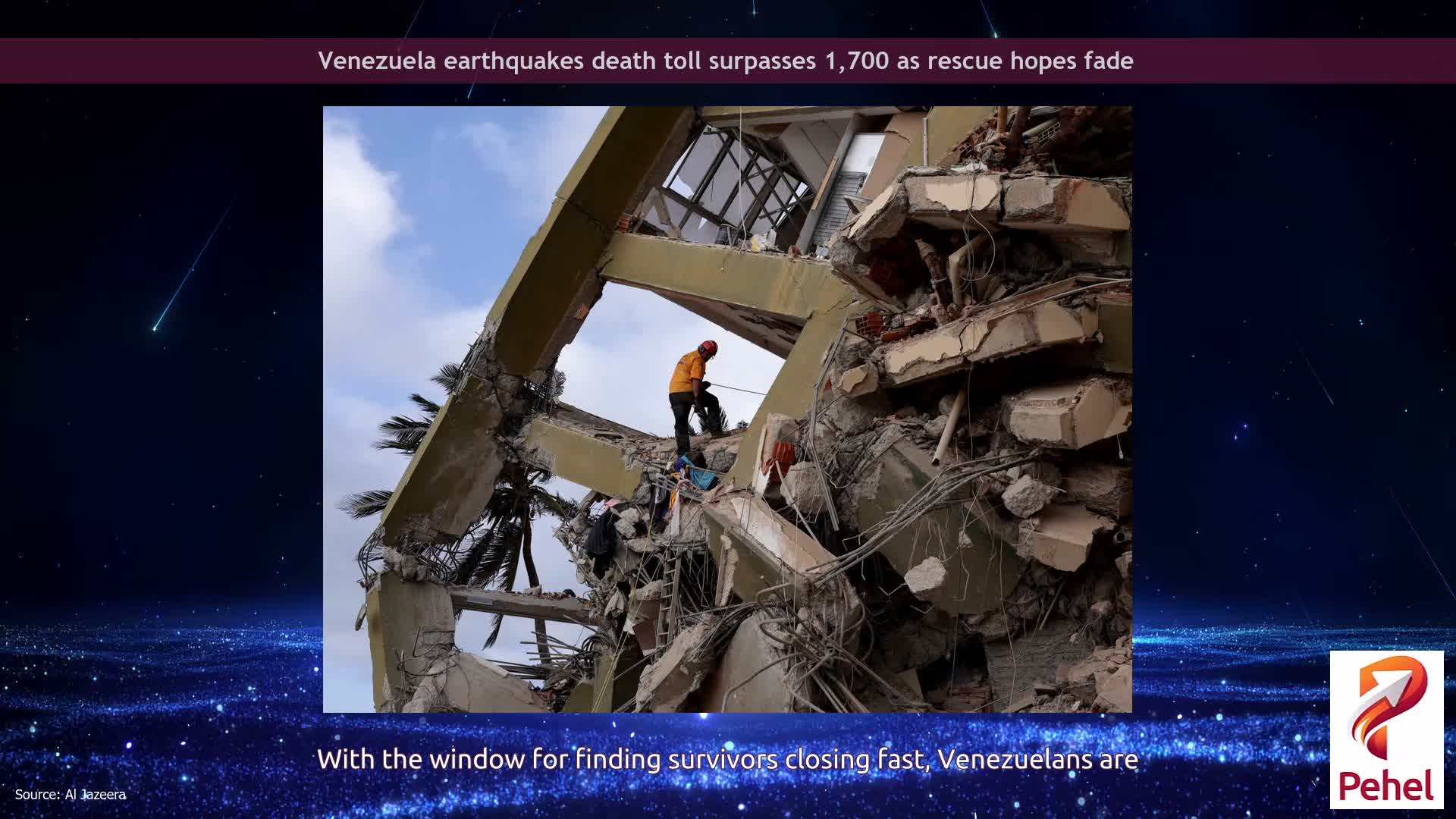 Venezuela earthquakes death toll surpasses 1,700 as rescue hopes fade
