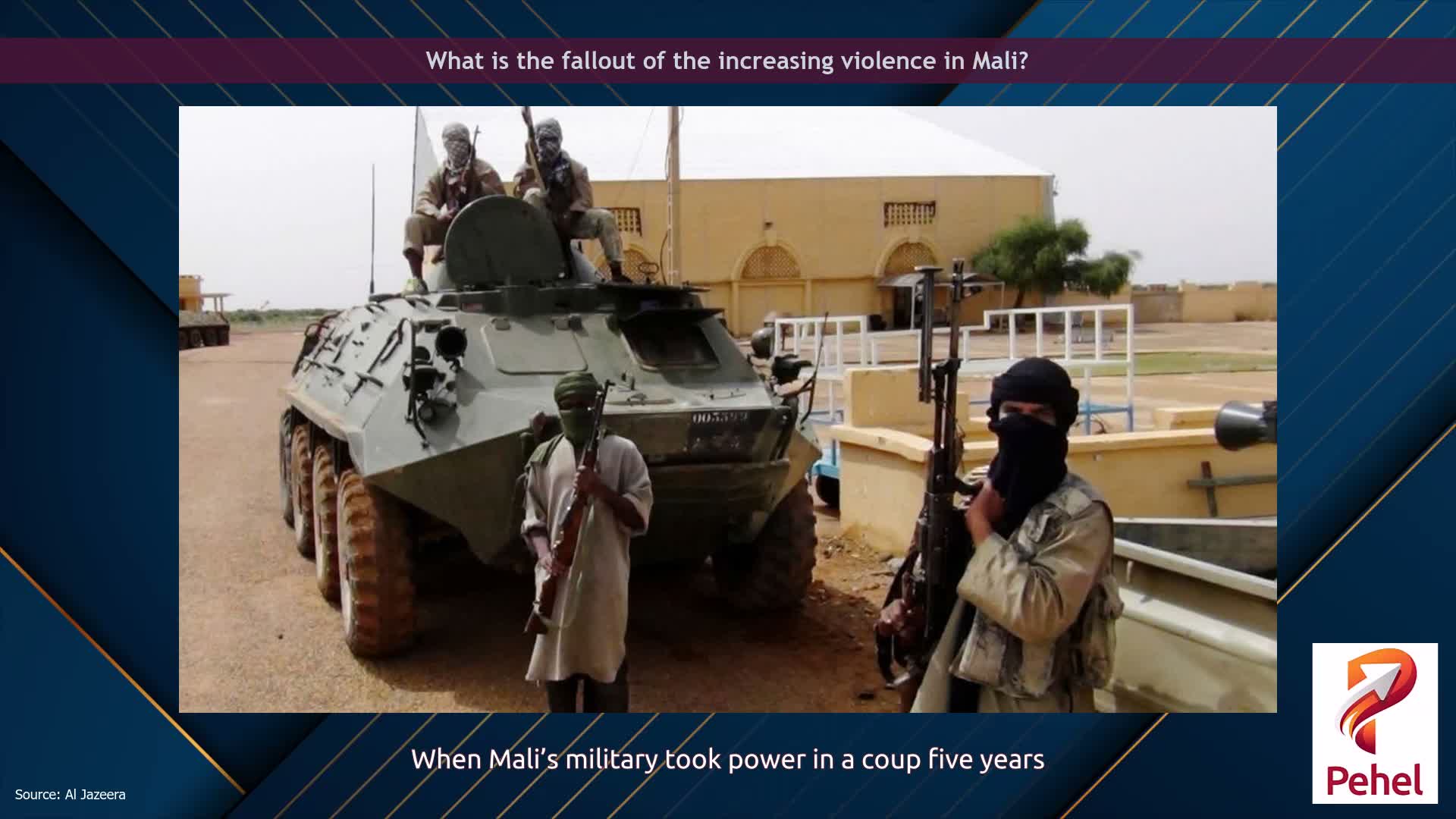 What is the fallout of the increasing violence in Mali?