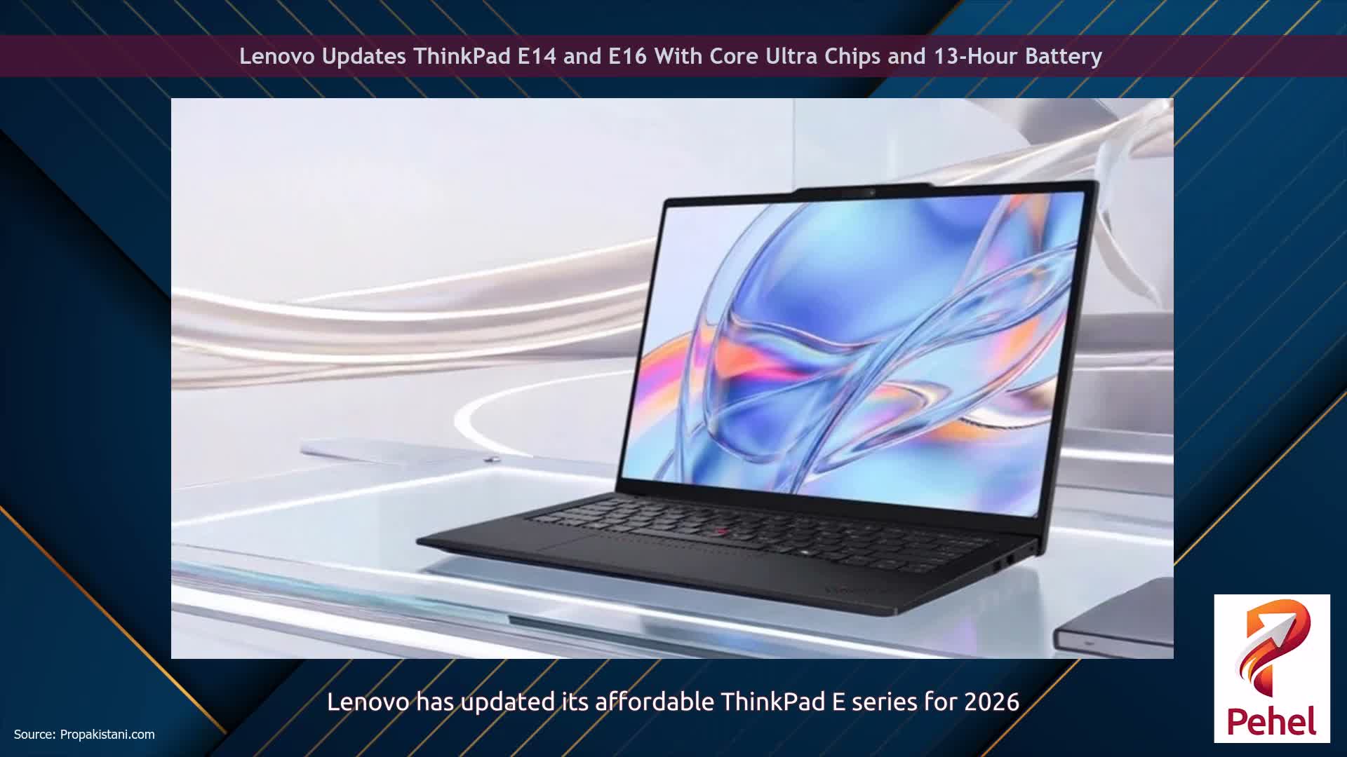 Lenovo Updates ThinkPad E14 and E16 With Core Ultra Chips and 13-Hour Battery