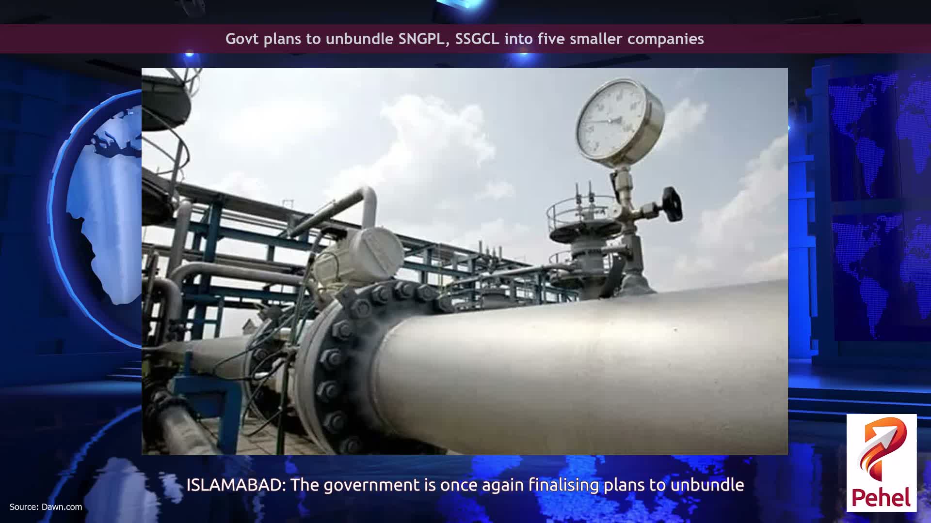 Govt plans to unbundle SNGPL, SSGCL into five smaller companies