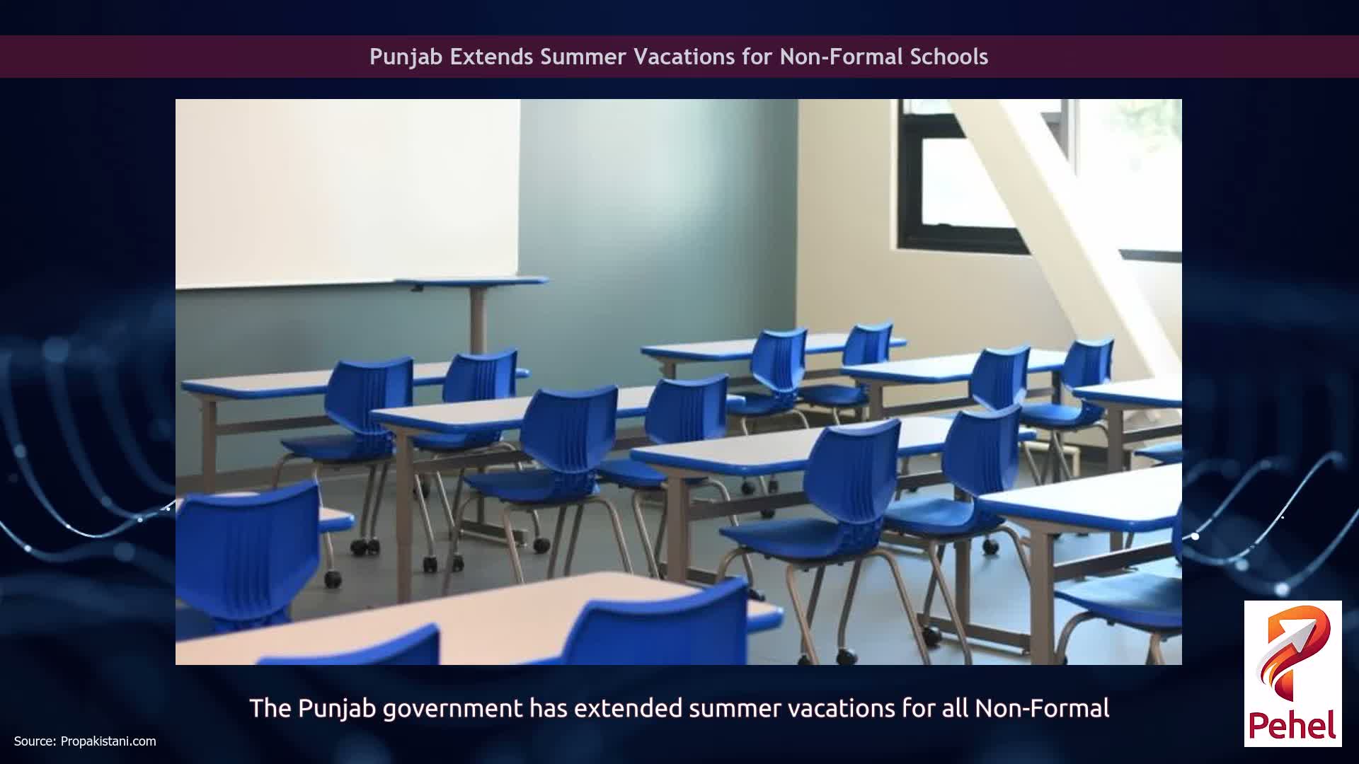 Punjab Extends Summer Vacations for Non-Formal Schools