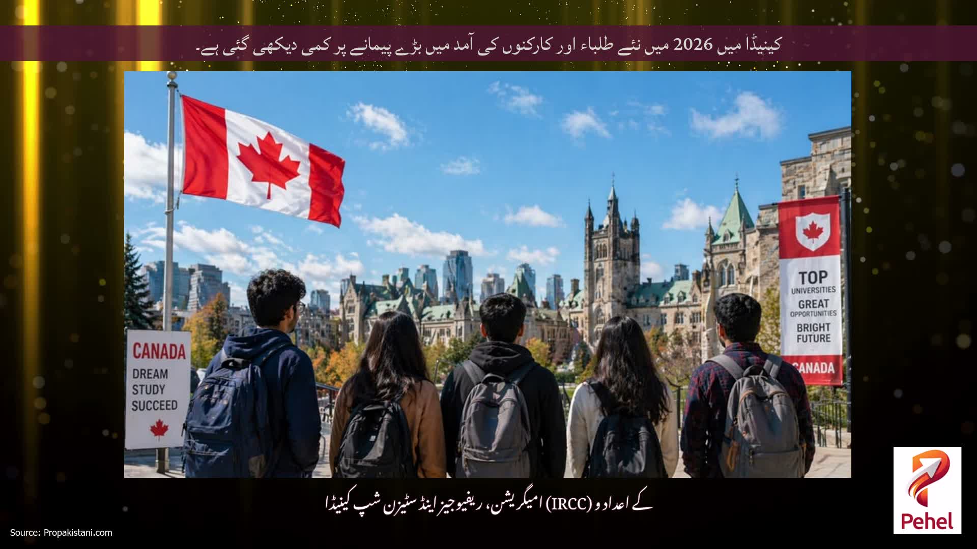 کینیڈا میں 2026 میں نئے طلباء اور کارکنوں کی آمد میں بڑے پیمانے پر کمی دیکھی گئی ہے۔