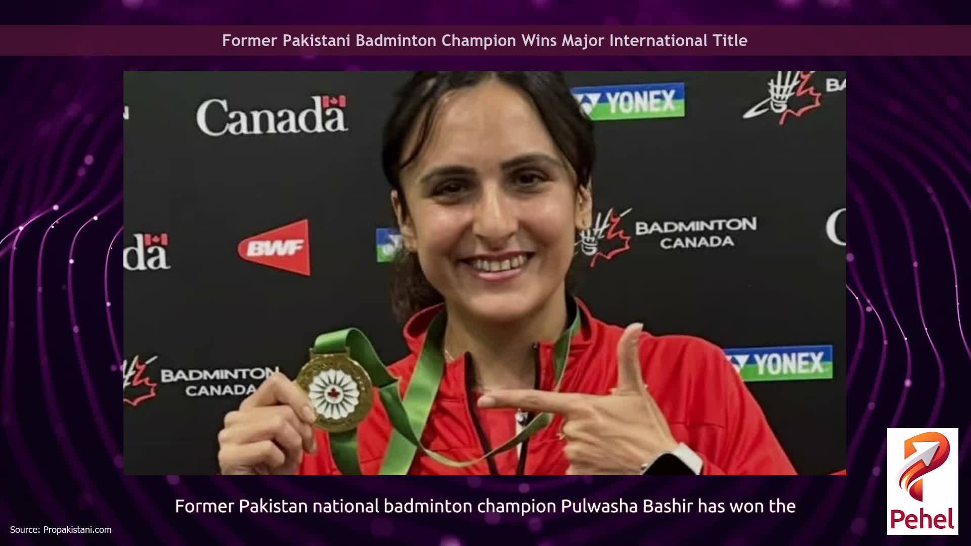 Former Pakistani Badminton Champion Wins Major International Title