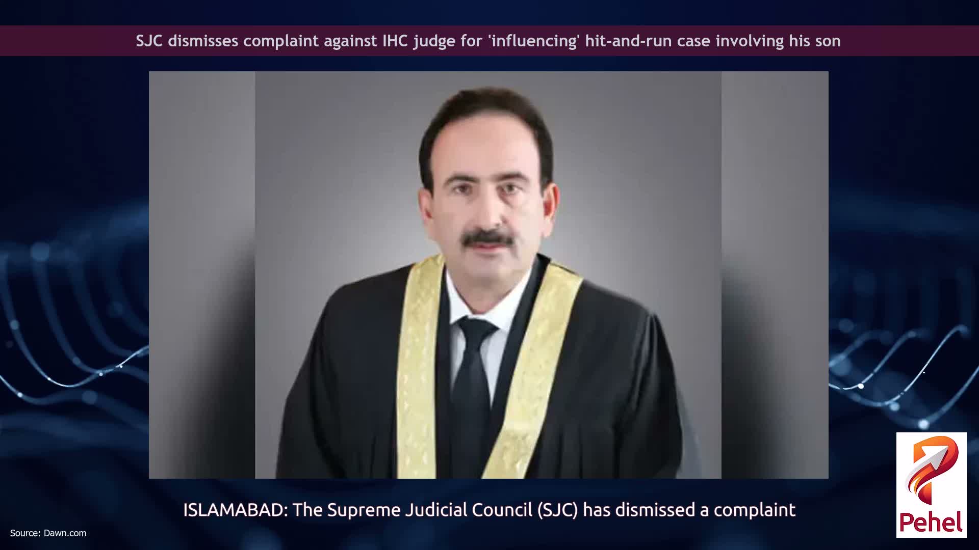 SJC dismisses complaint against IHC judge for 'influencing' hit-and-run case involving his son