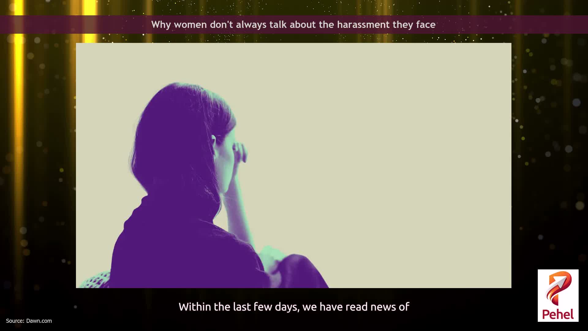 Why women don't always talk about the harassment they face