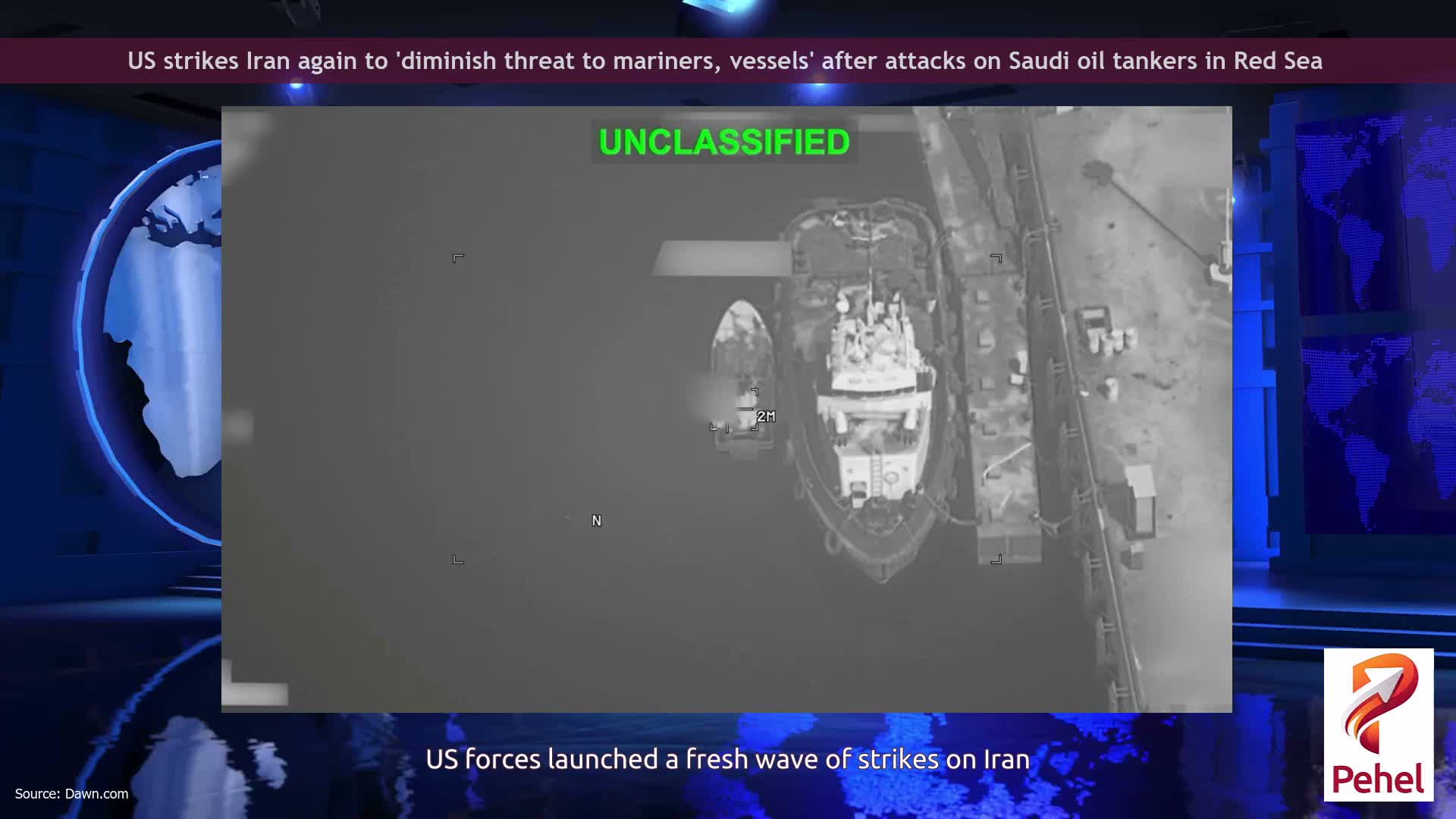 US strikes Iran again to 'diminish threat to mariners, vessels' after attacks on Saudi oil tankers in Red Sea