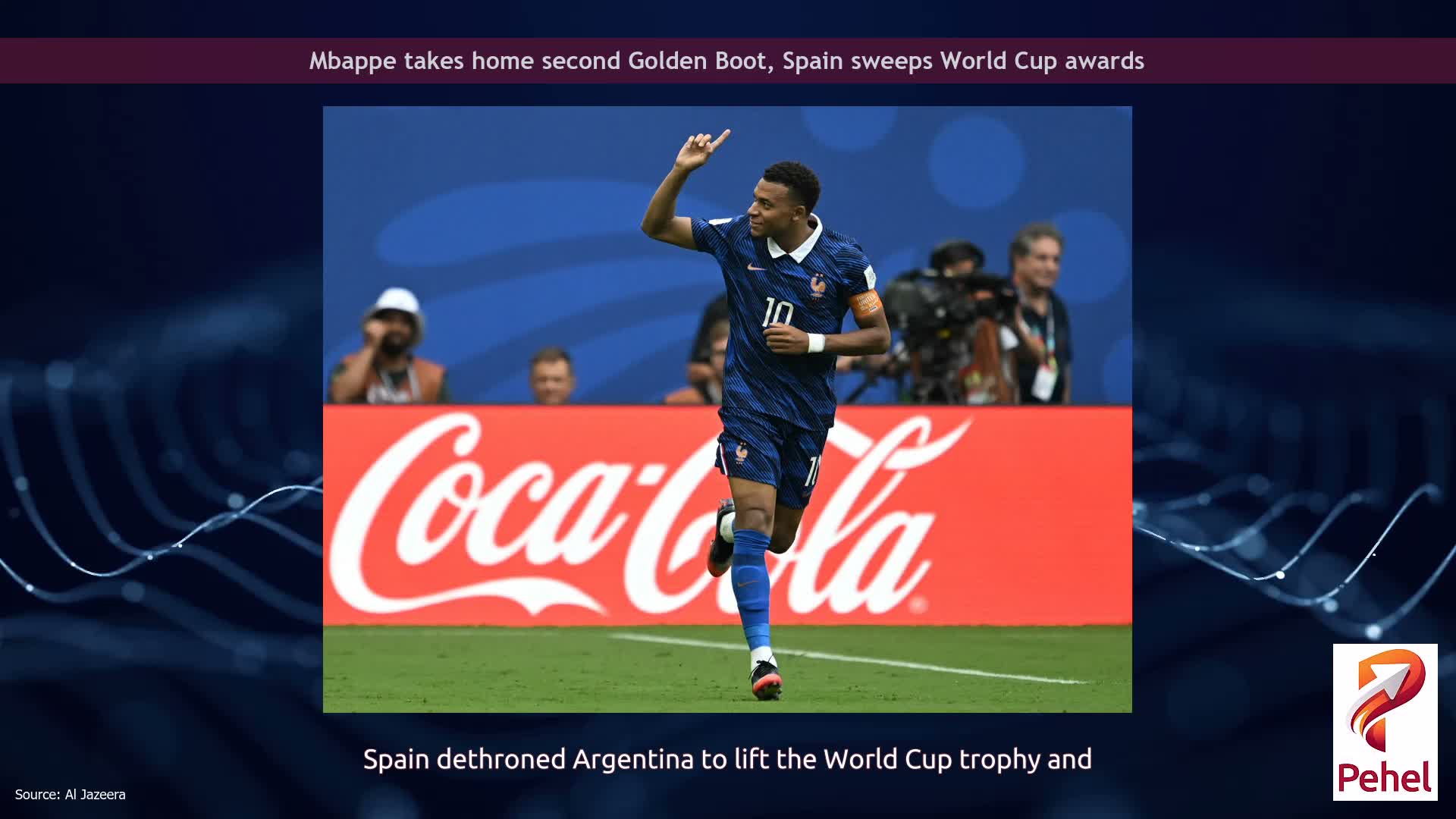 Mbappe takes home second Golden Boot, Spain sweeps World Cup awards