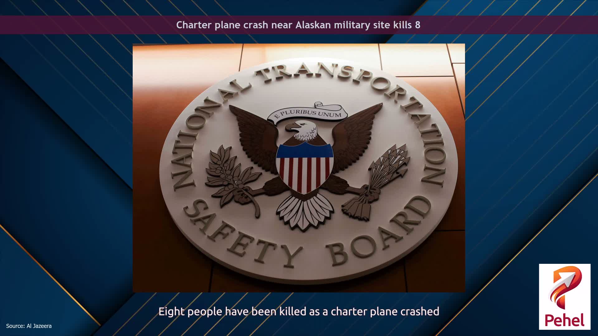 Charter plane crash near Alaskan military site kills 8