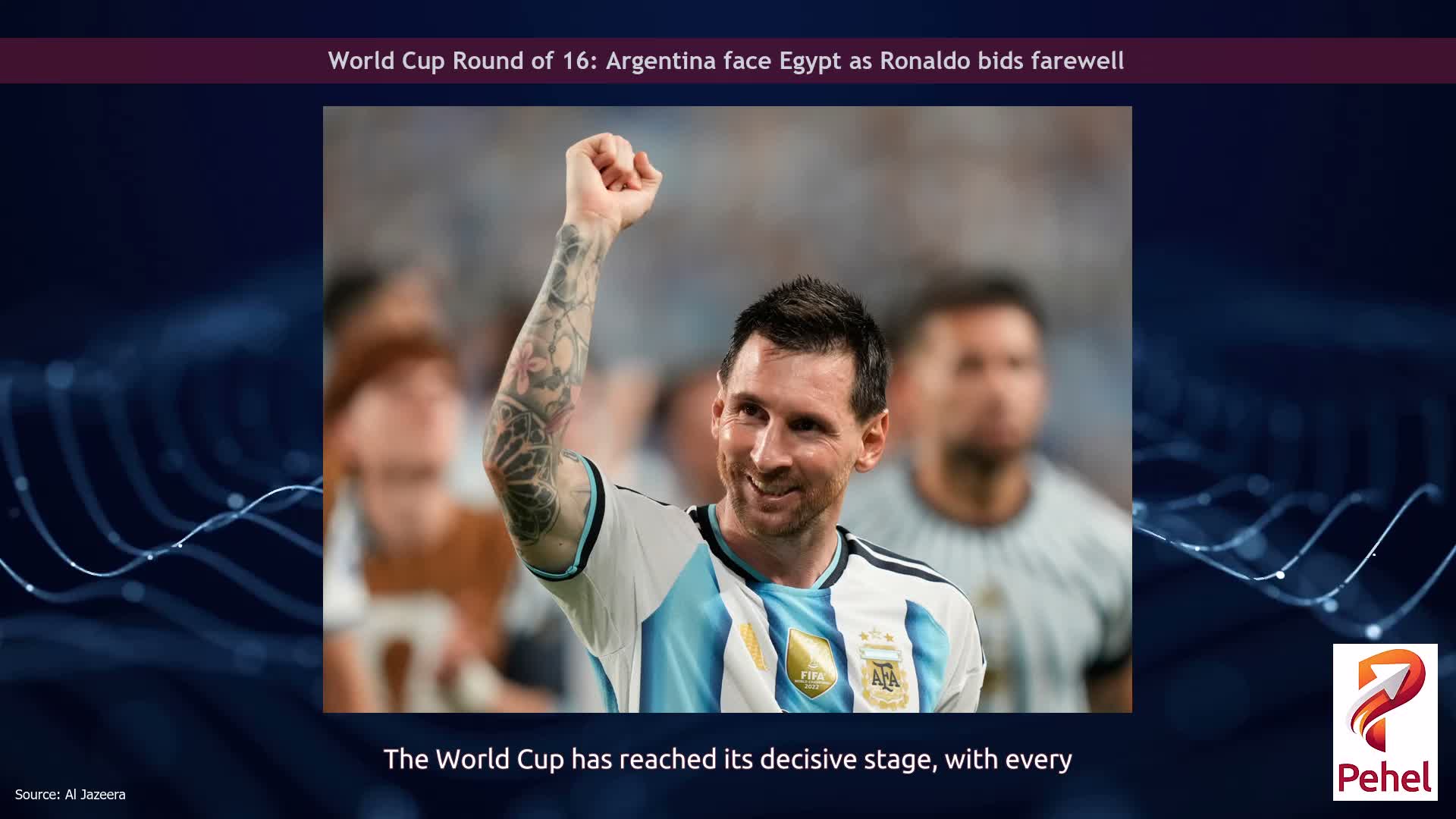 World Cup Round of 16: Argentina face Egypt as Ronaldo bids farewell
