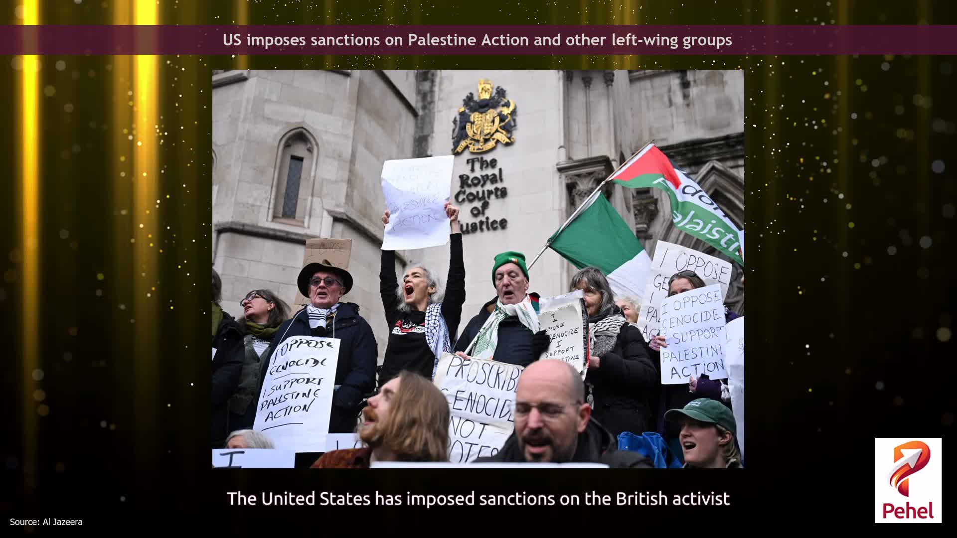 US imposes sanctions on Palestine Action and other left-wing groups