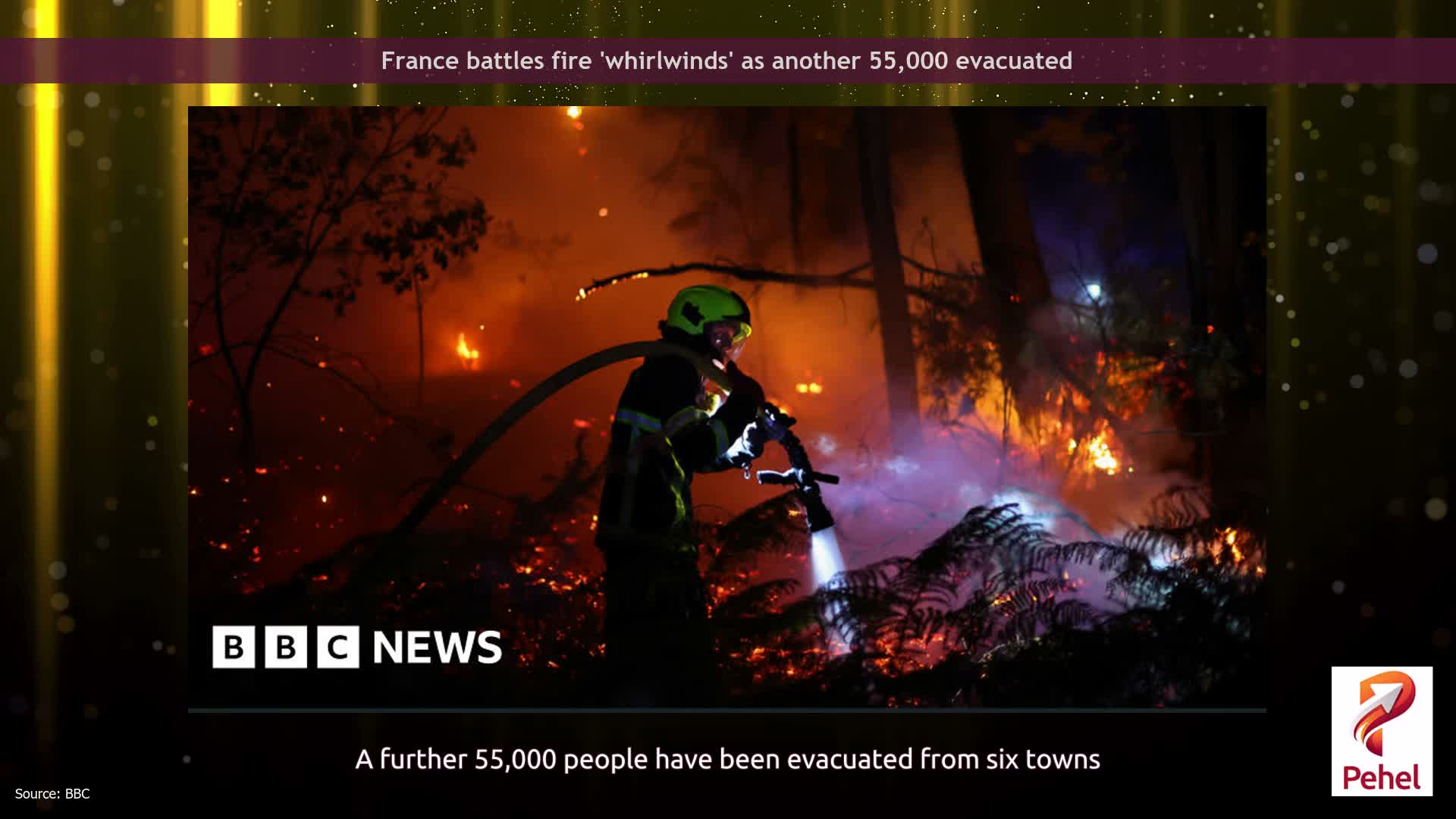 France battles fire 'whirlwinds' as another 55,000 evacuated