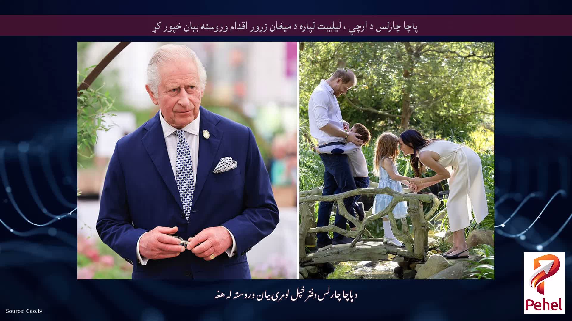 پاچا چارلس د ارچي ، لیلیبت لپاره د میغان زړور اقدام وروسته بیان خپور کړ