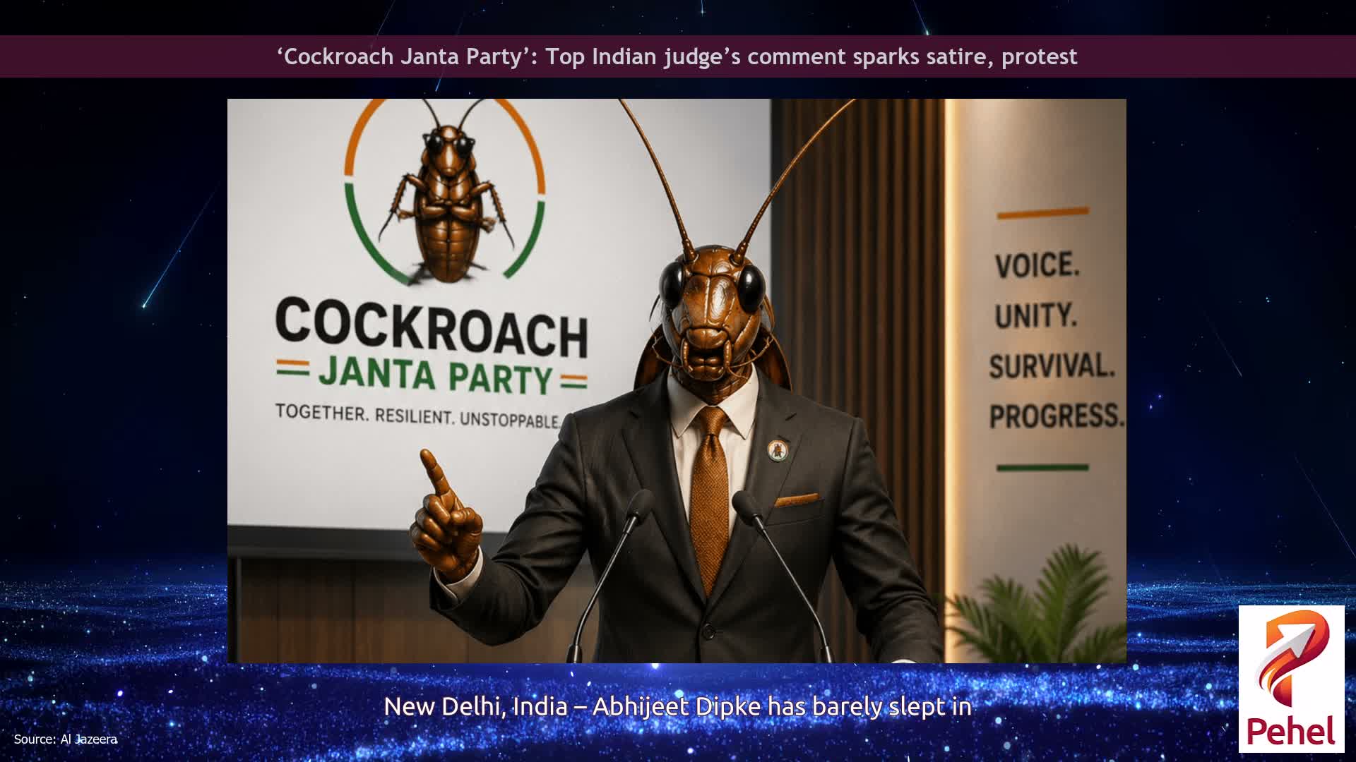 ‘Cockroach Janta Party’: Top Indian judge’s comment sparks satire, protest