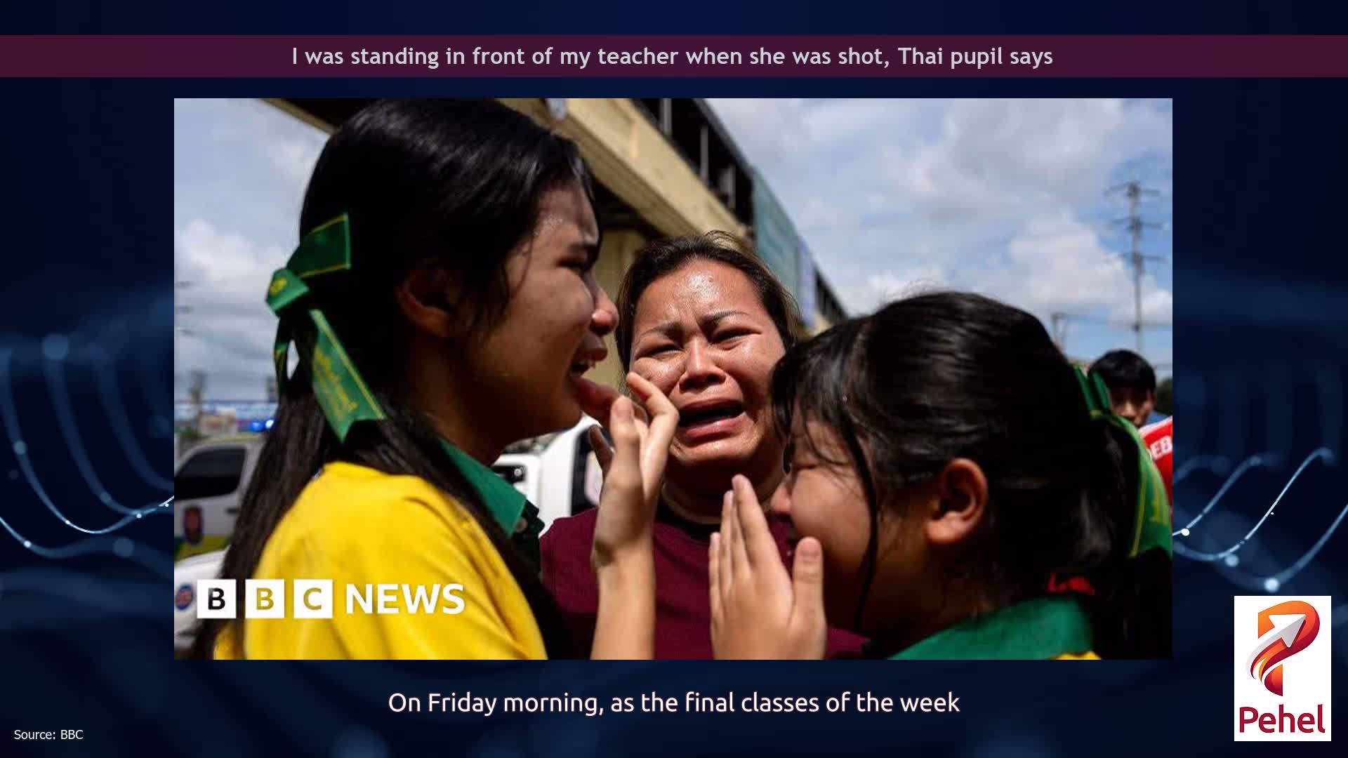 I was standing in front of my teacher when she was shot, Thai pupil says