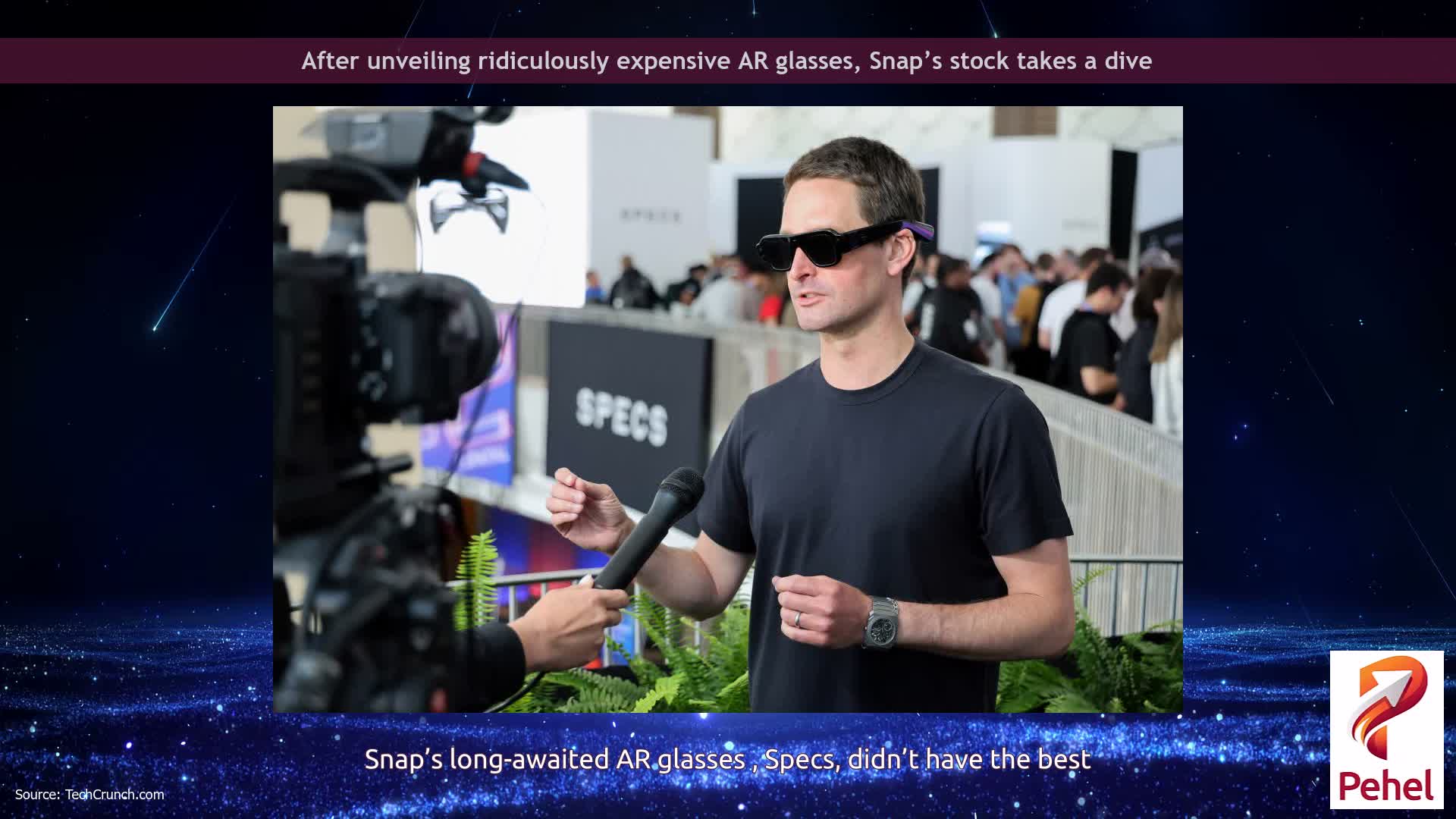 After unveiling ridiculously expensive AR glasses, Snap’s stock takes a dive